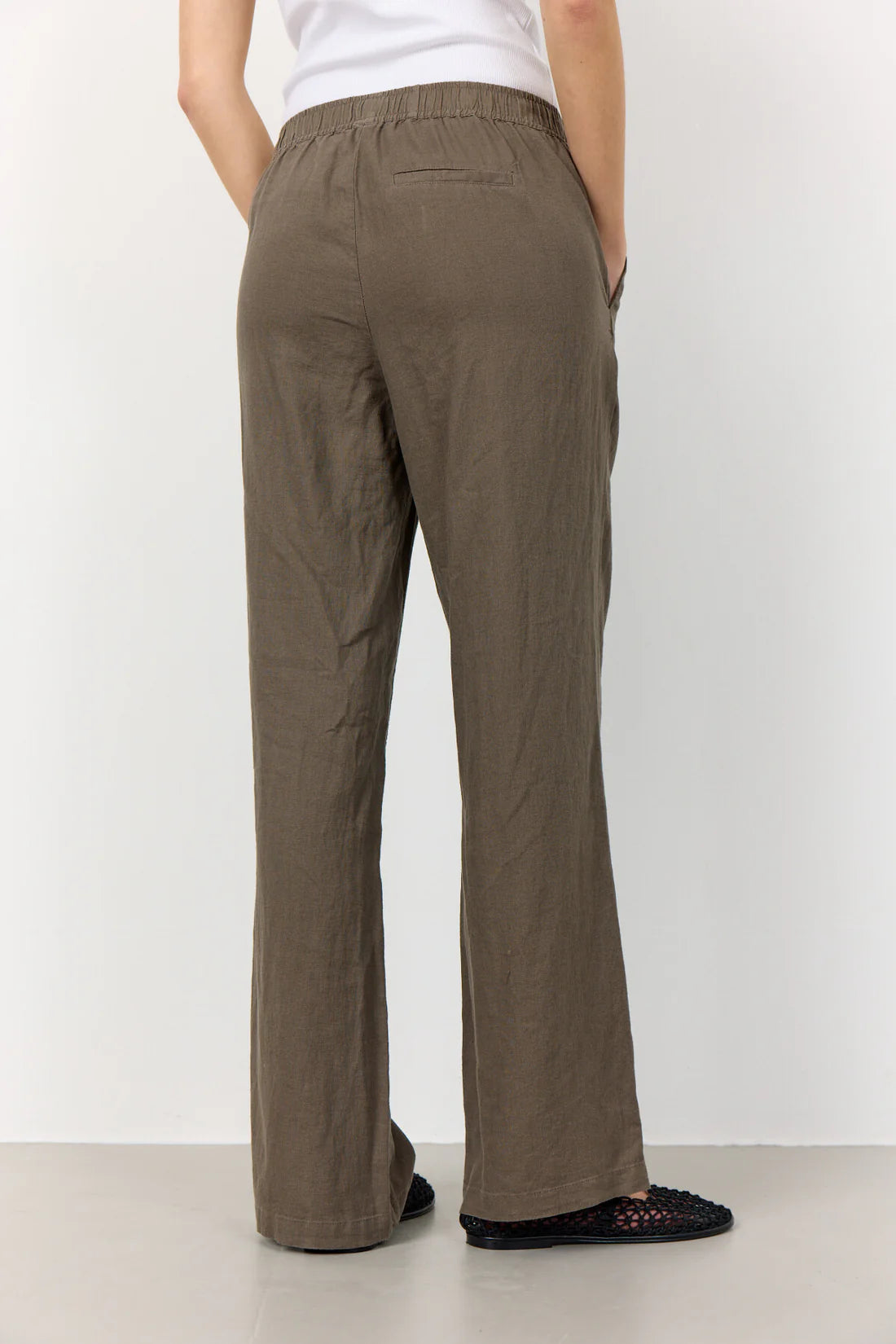 Naja Pants i skön linne/viskos blandning