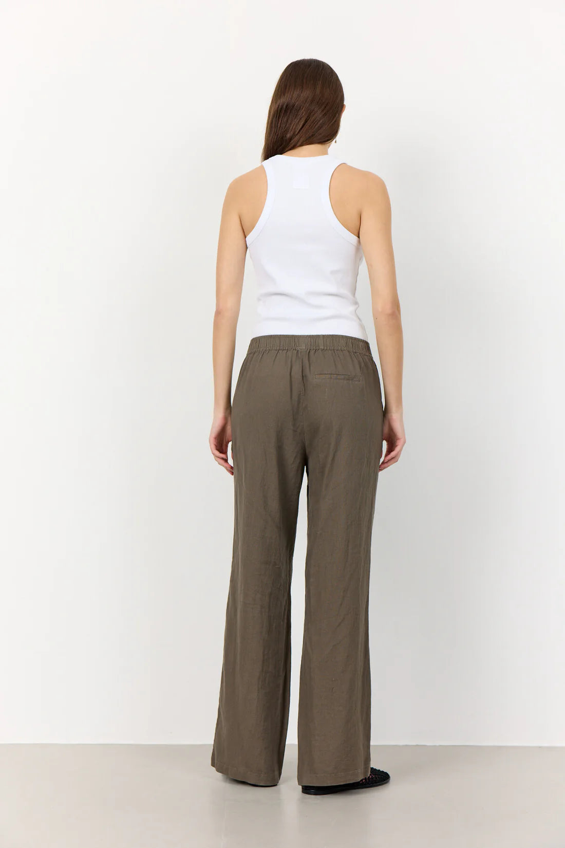 Naja Pants i skön linne/viskos blandning