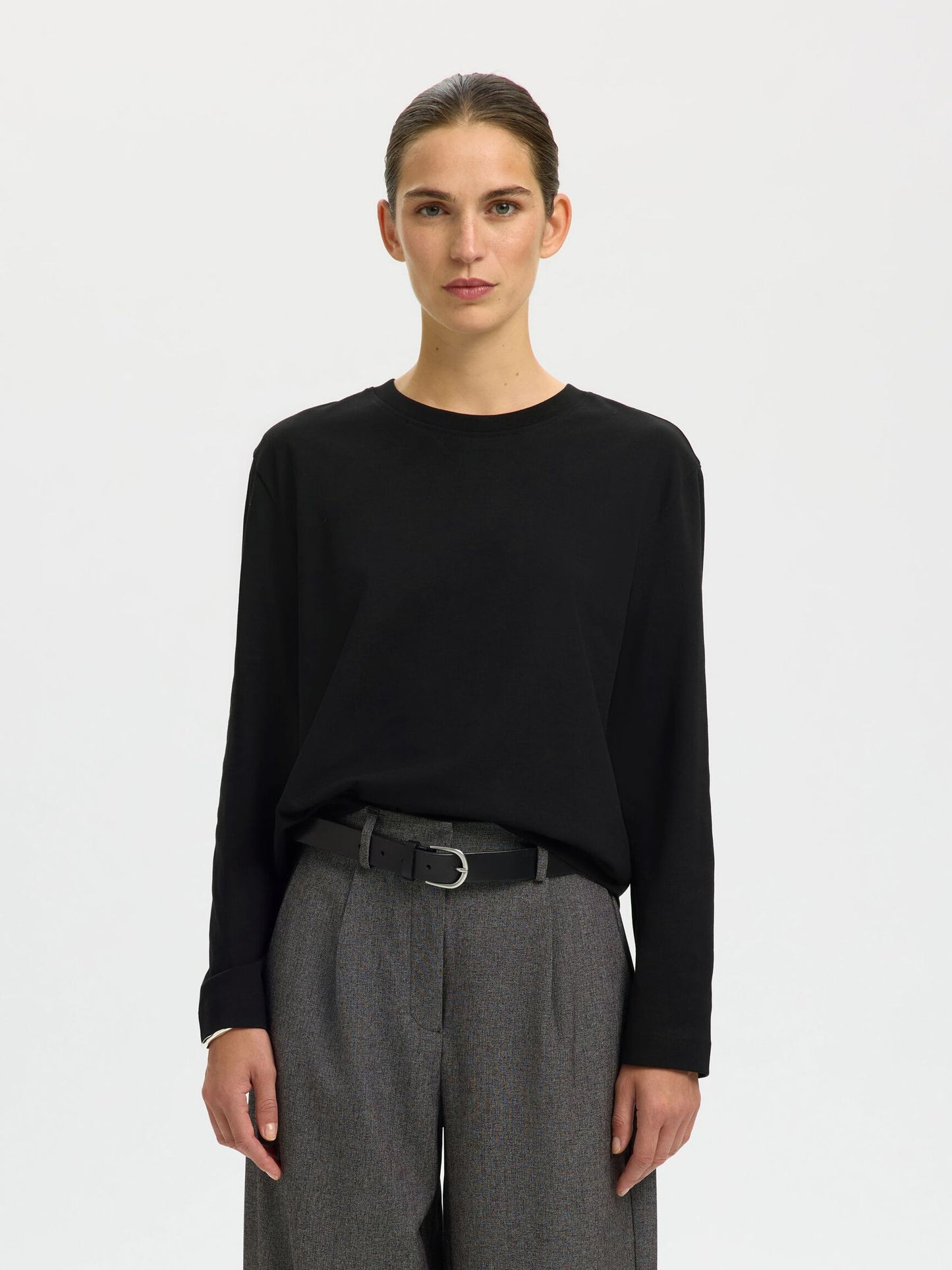Essential Boxy Tee Långärm