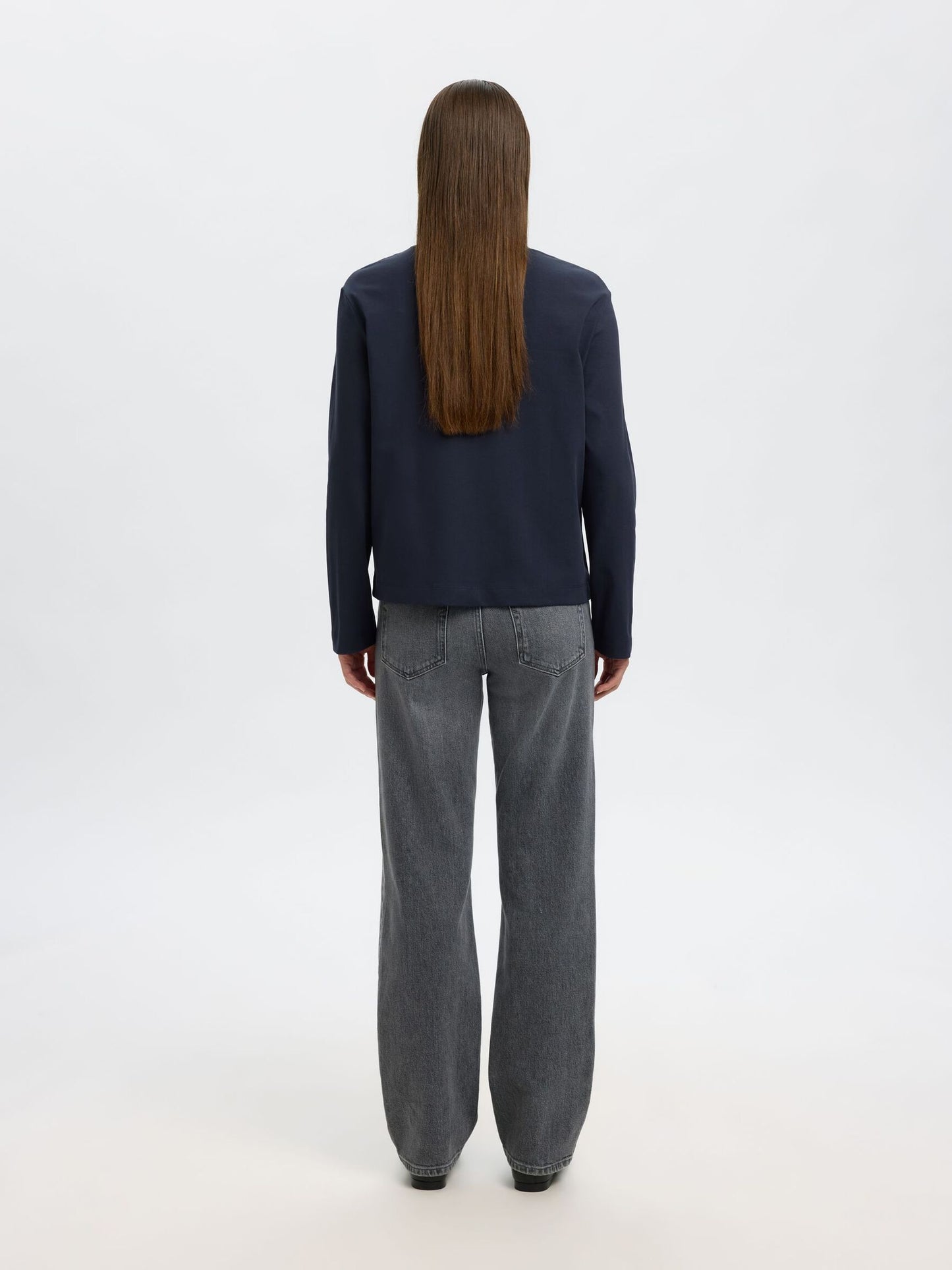 Essential Boxy Tee Långärm