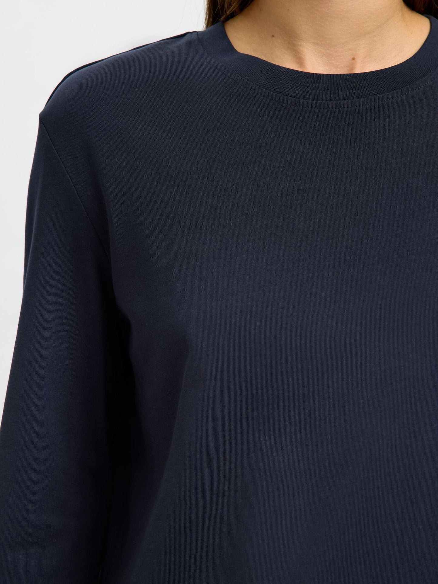 Essential Boxy Tee Långärm