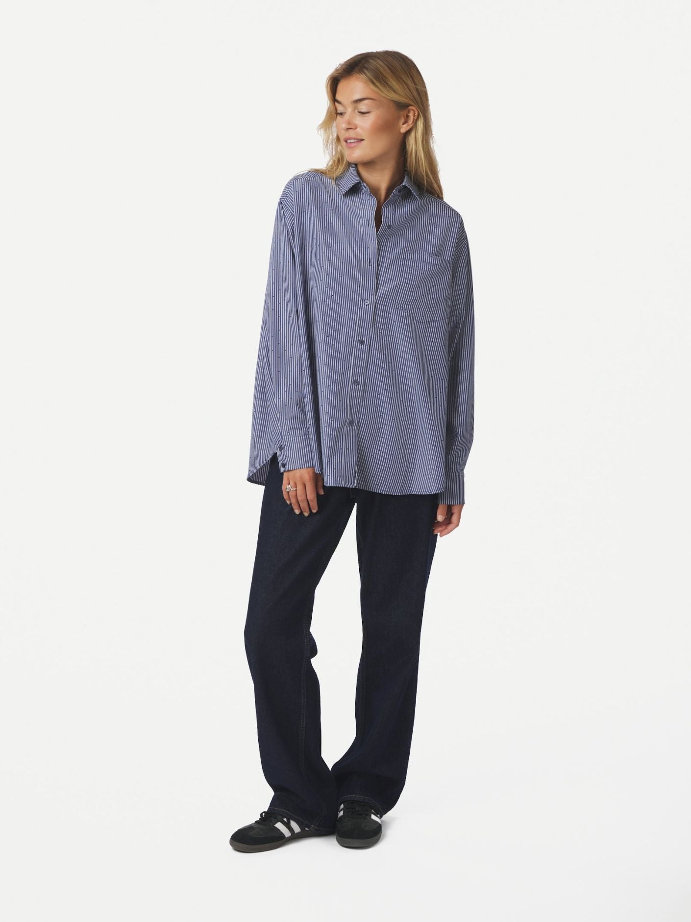Dalma Stripe Stone Shirt