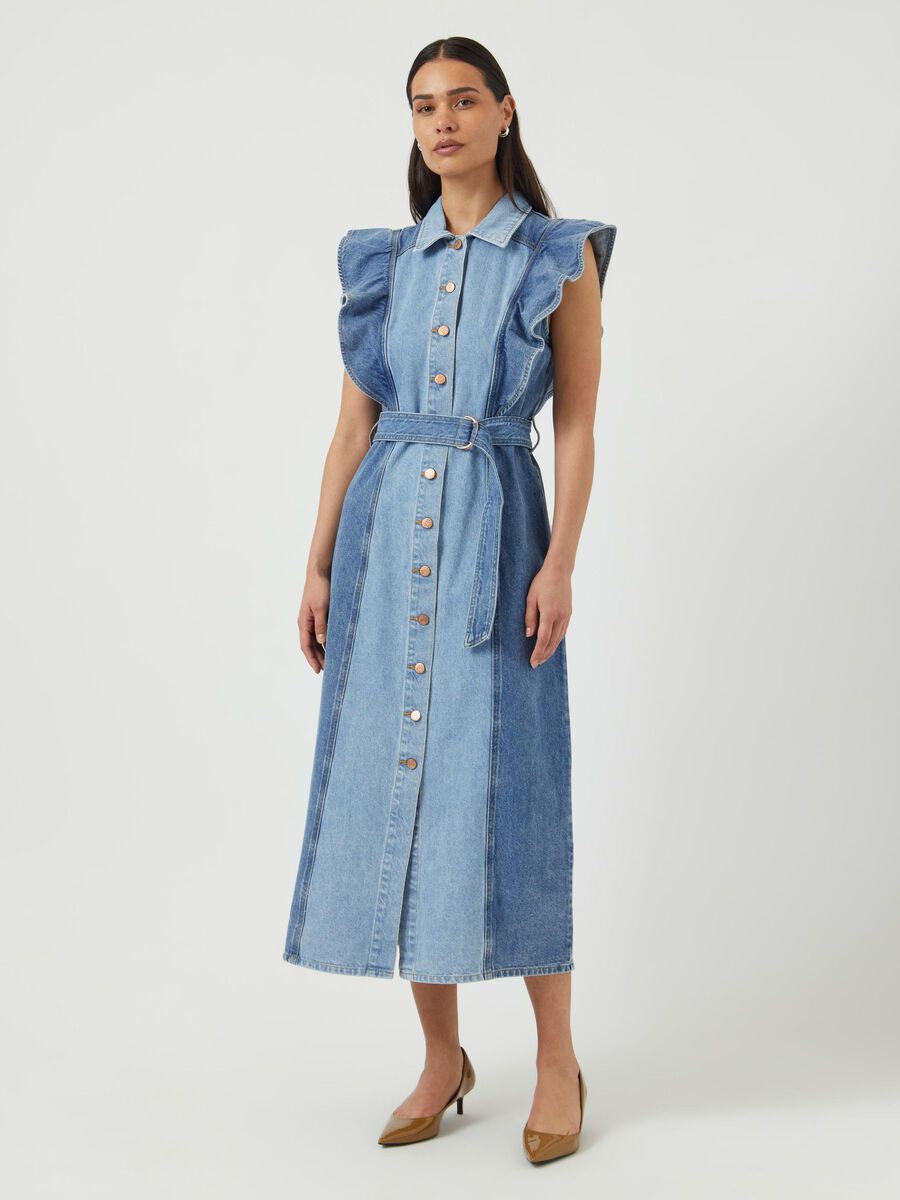 Cawi Denim Long Dress