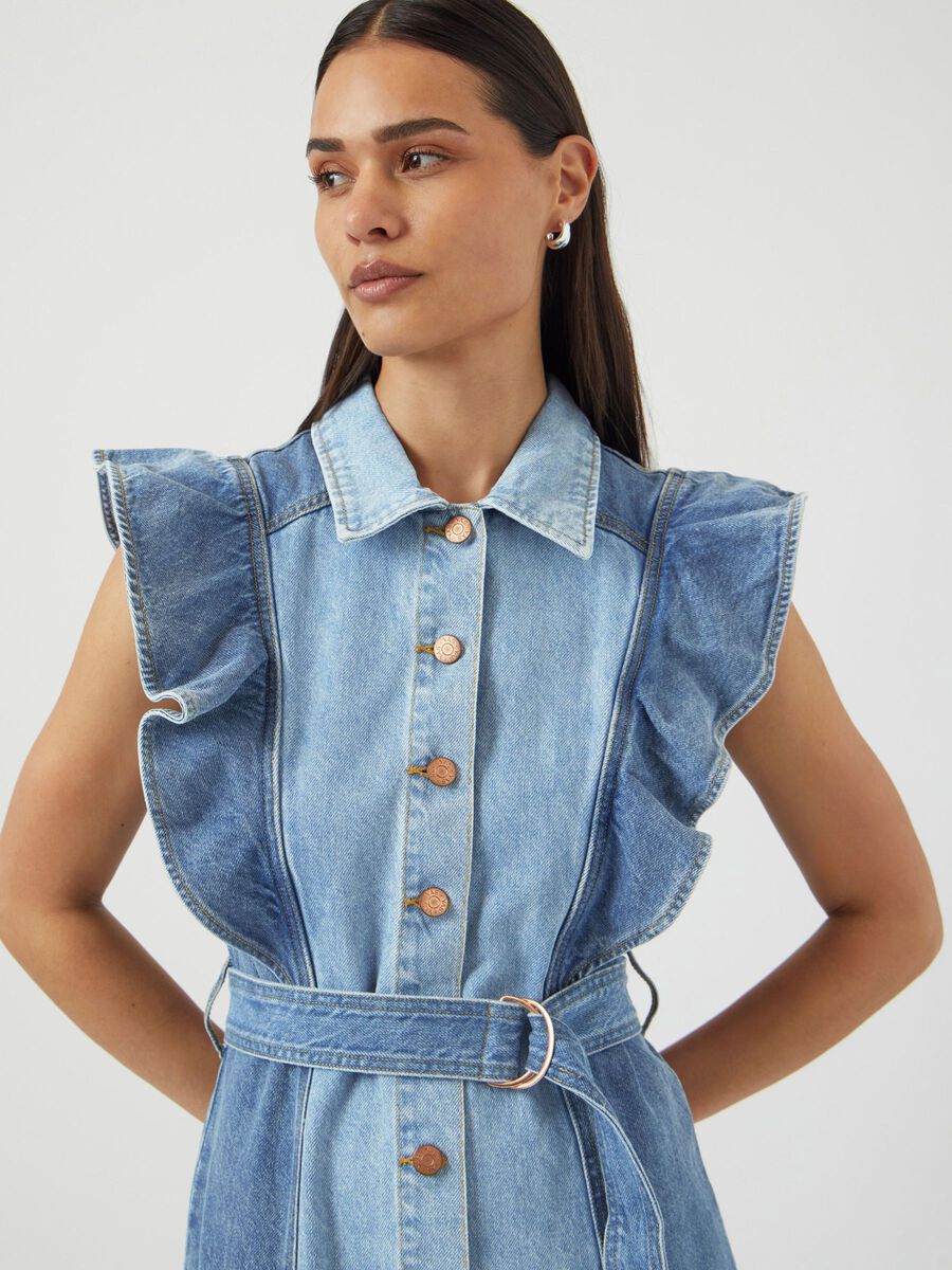 Cawi Denim Long Dress