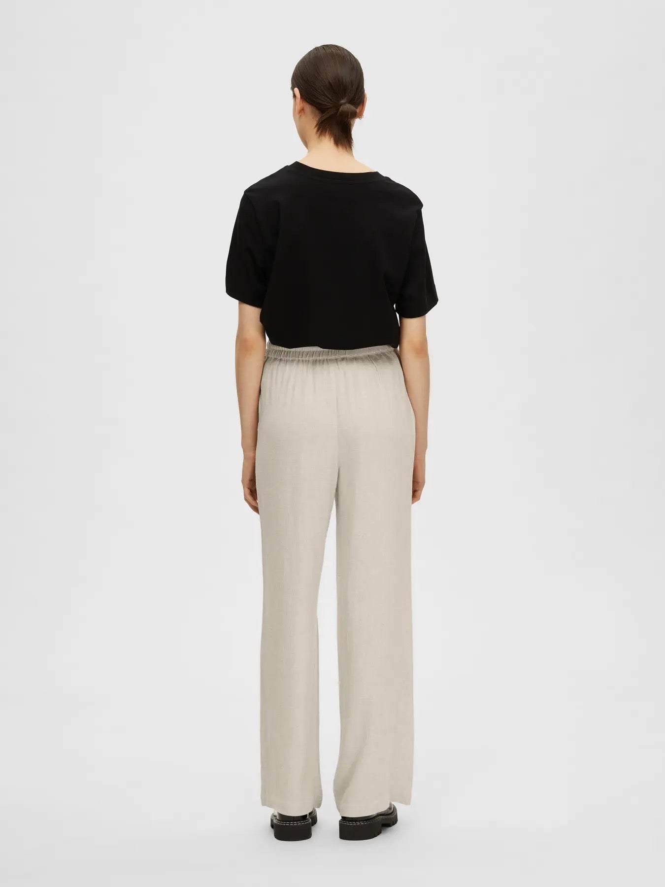 Viva Gulia Pants Linne/Viskos