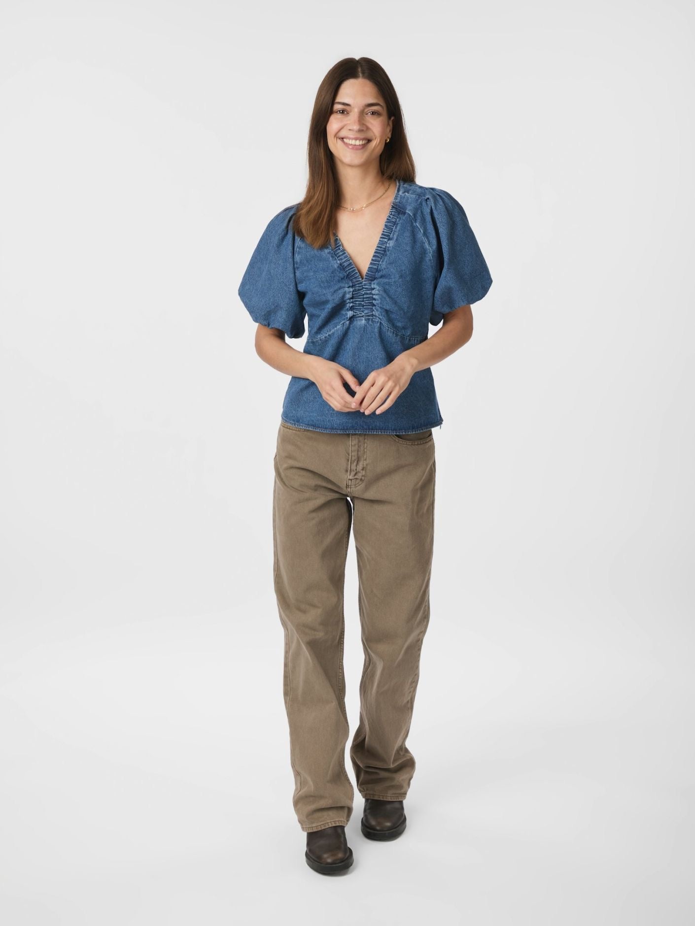 Irina Denim Blouse