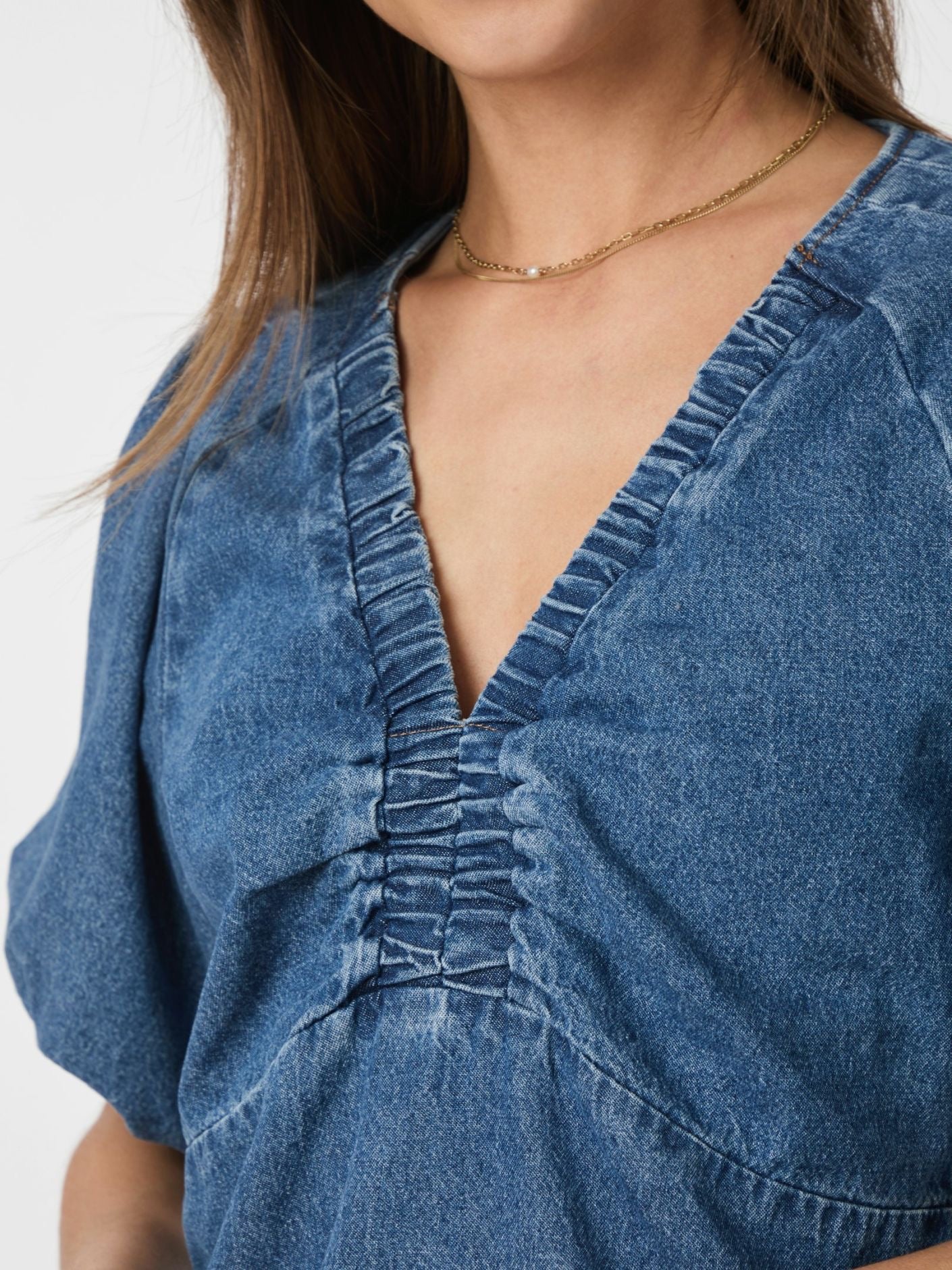 Irina Denim Blouse
