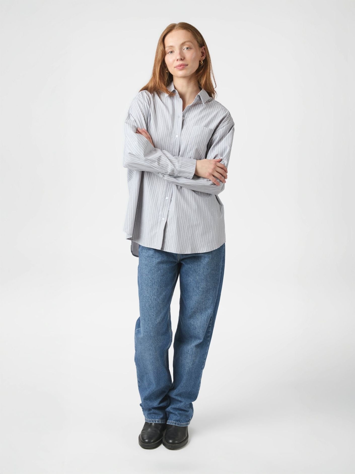 Dalma Stripe Stone Shirt