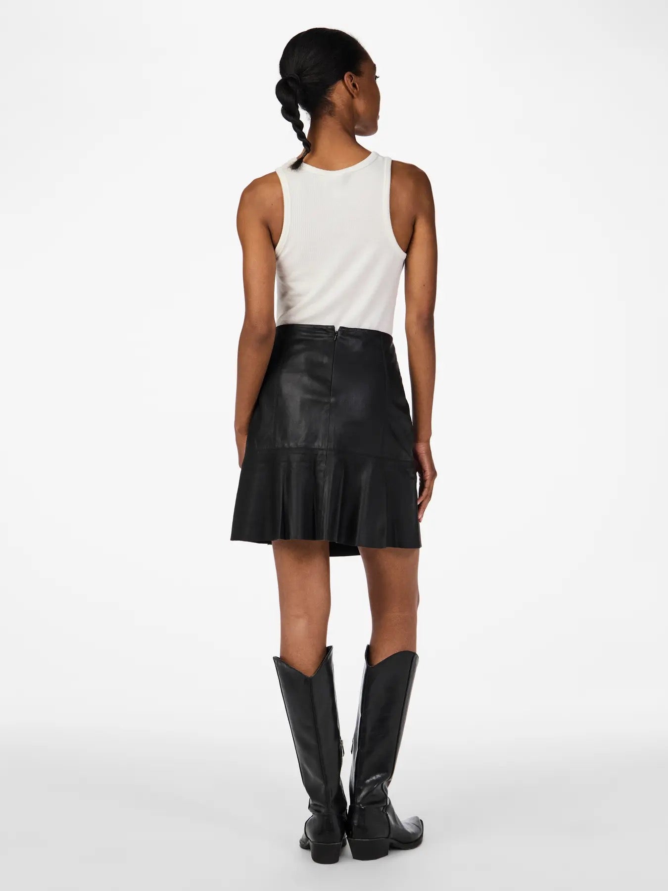 Colly Leather Skirt