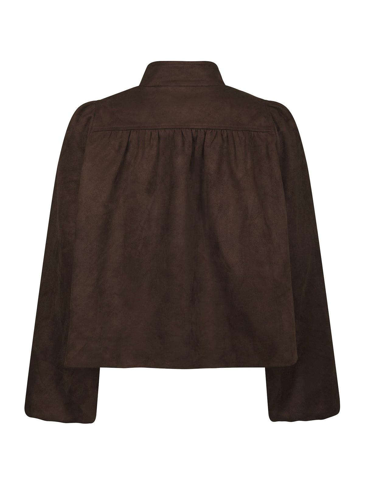 Neo Noir - Jacket - Dark brown - Tirsa Faux Suede