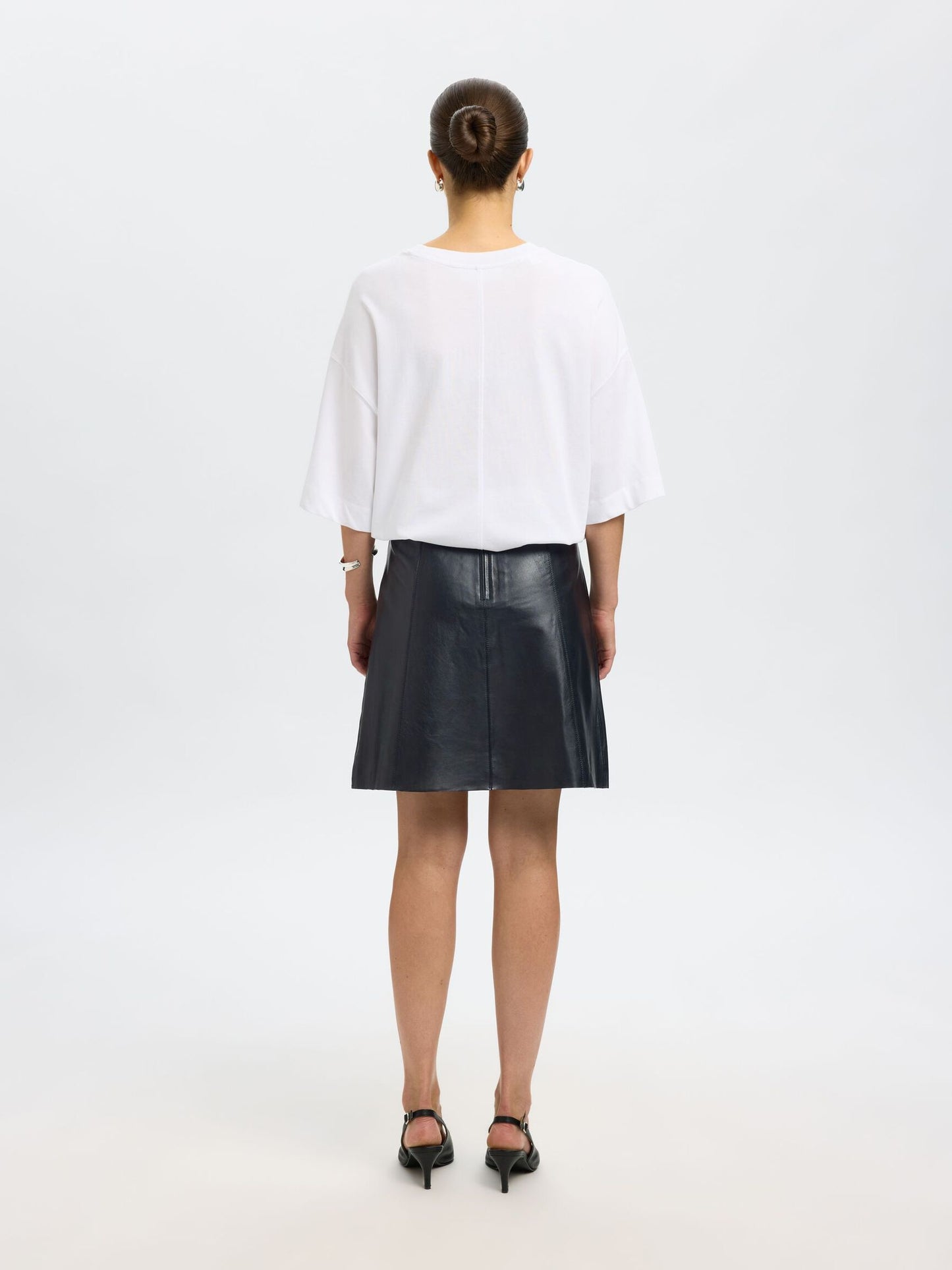 Ibi Leather Skirt