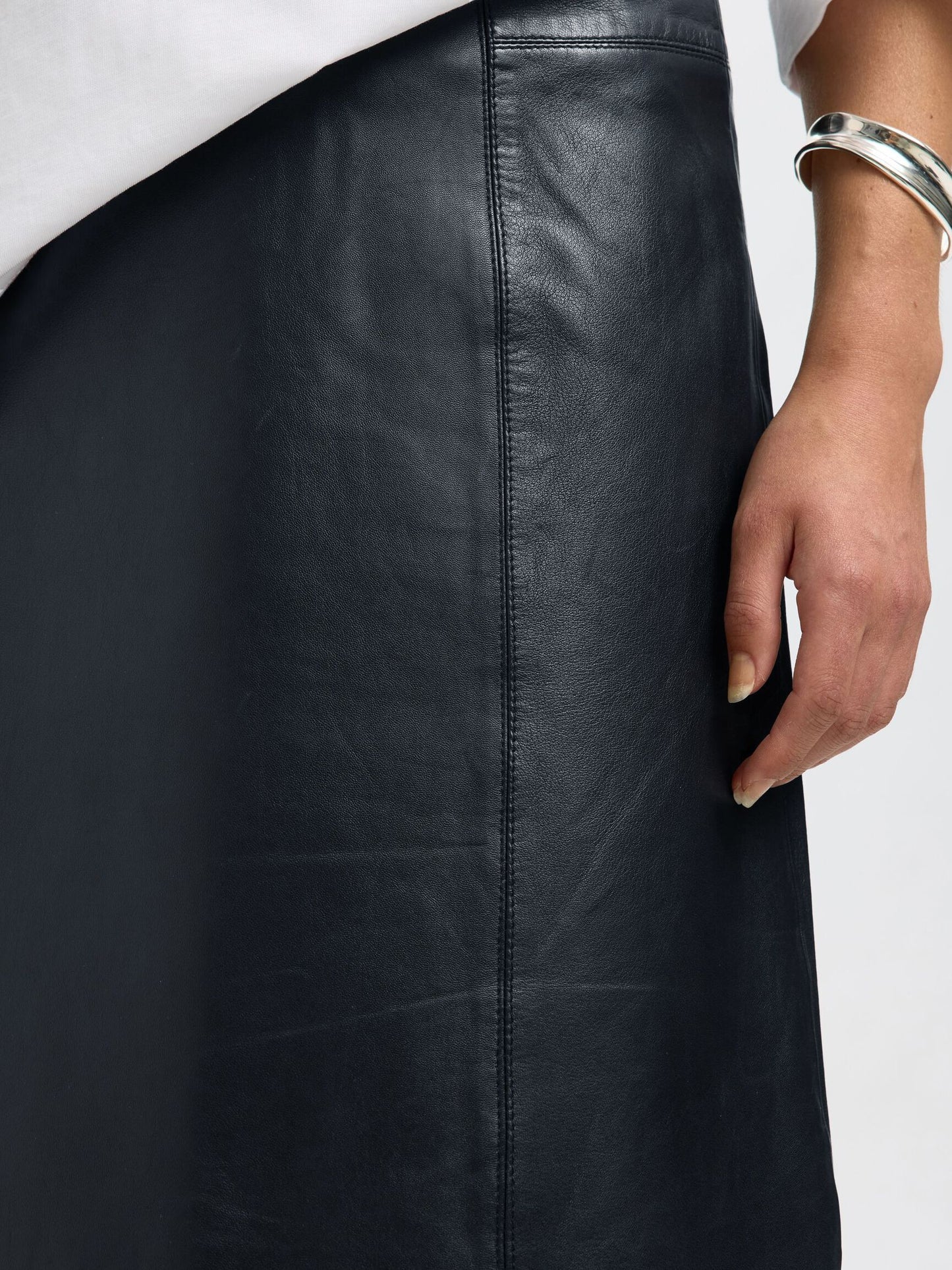 Ibi Leather Skirt