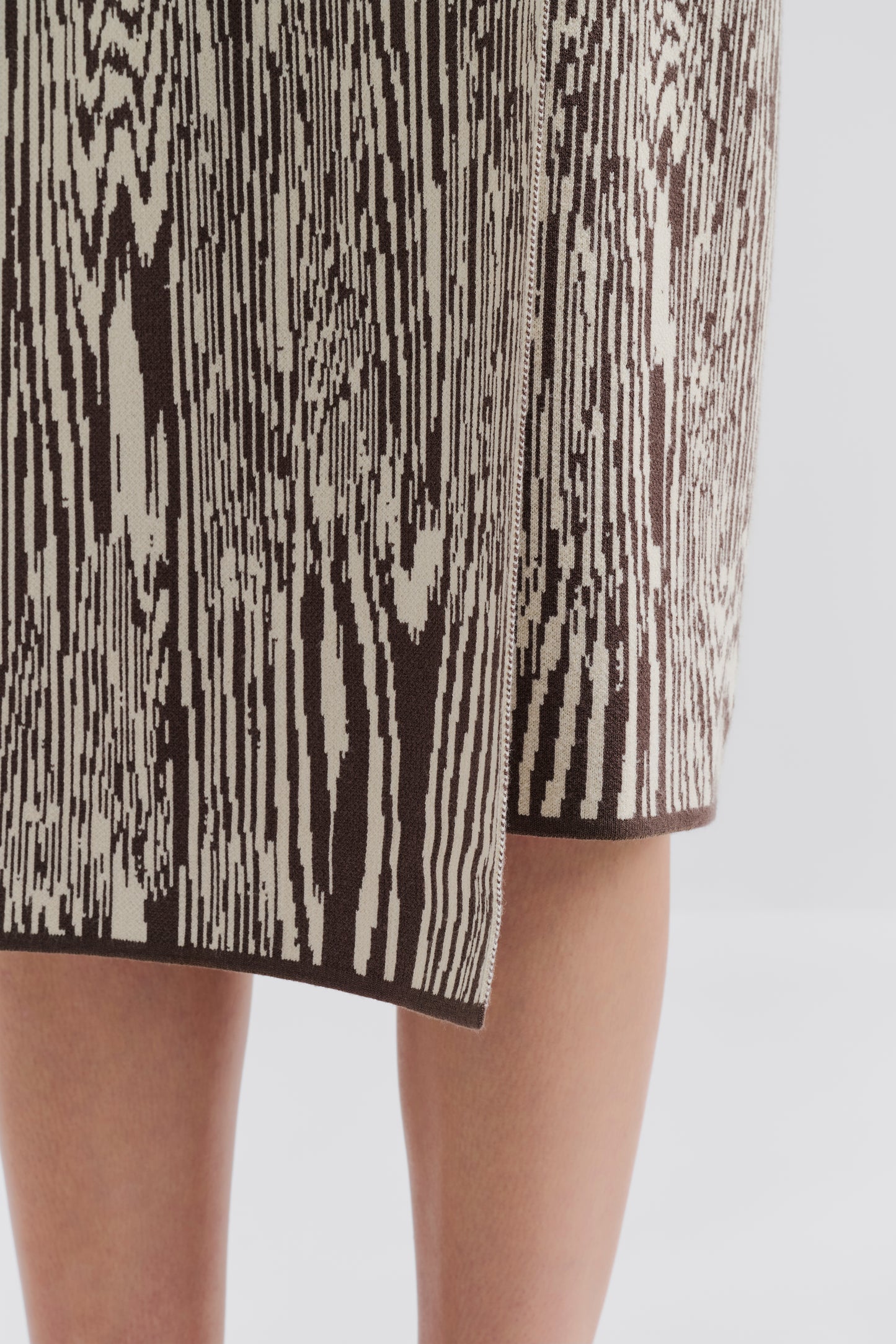 Lois Jaquard Wrap Midi Skirt
