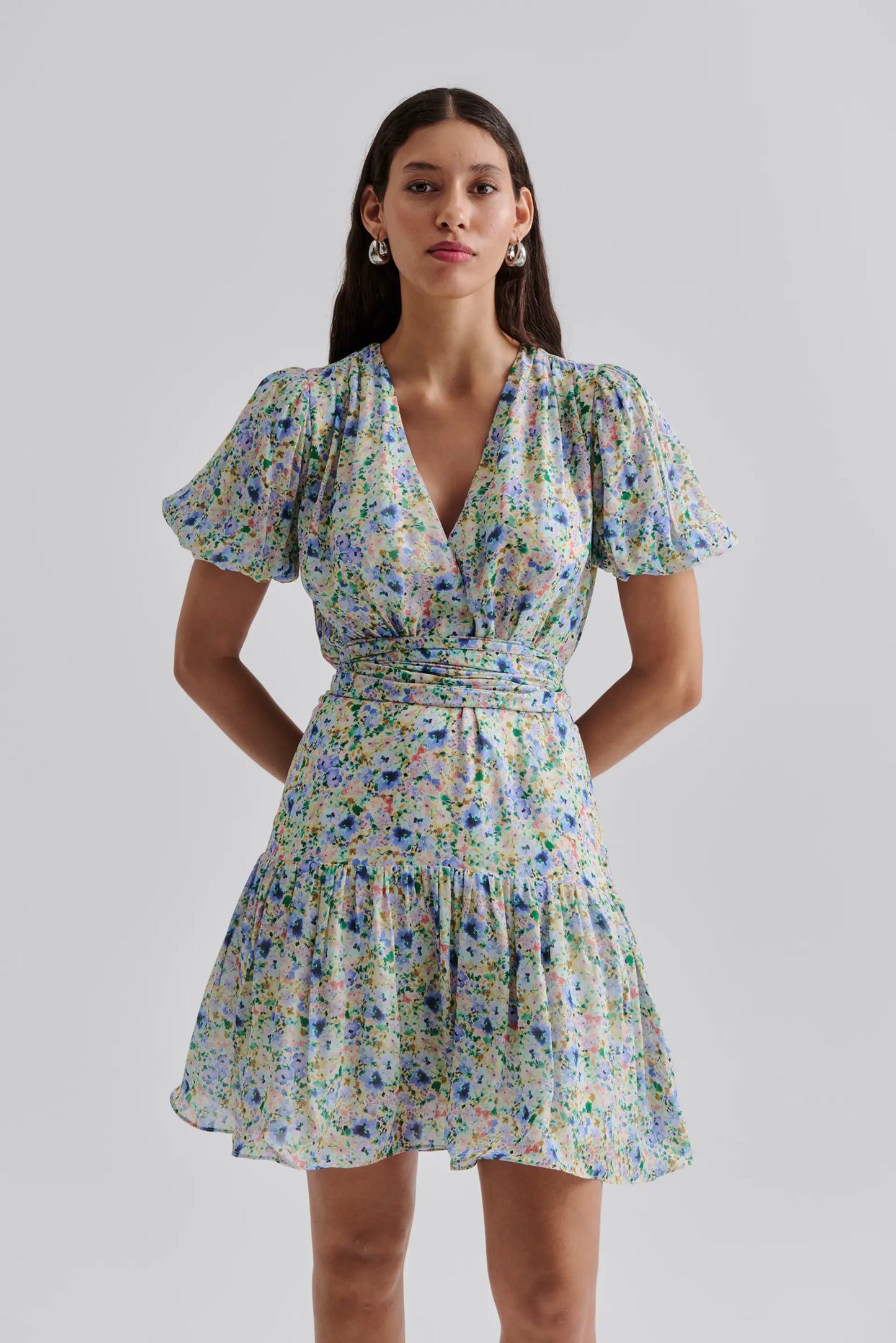 Lone V-neck Mini Dress