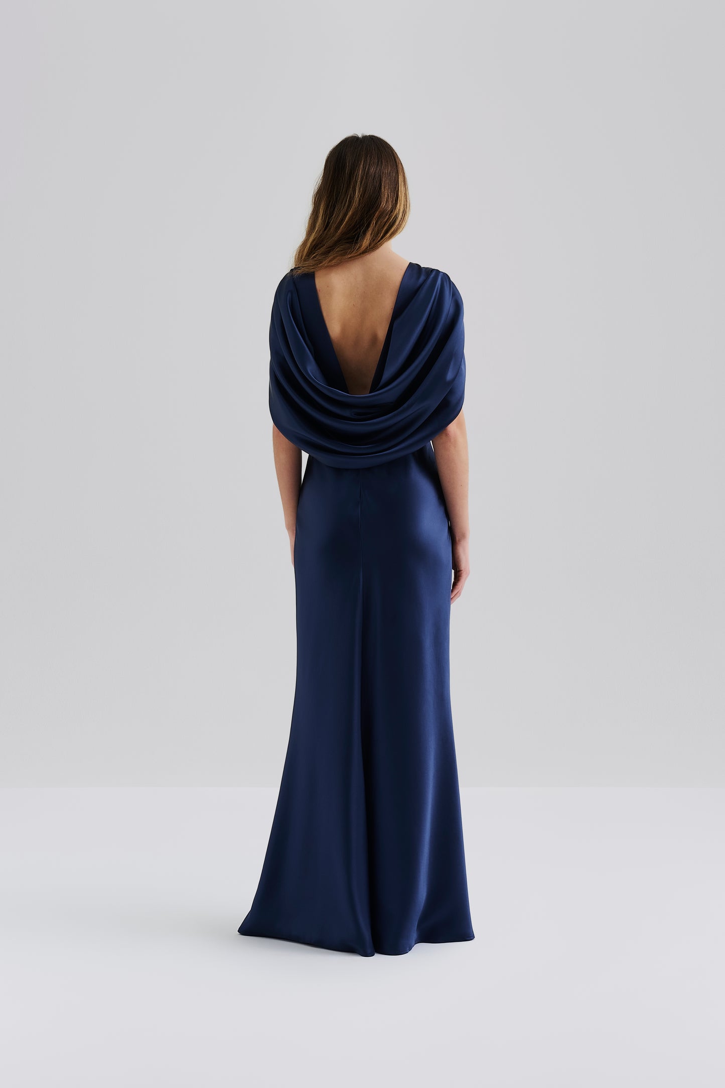 Louise Draped Back Maxi dress