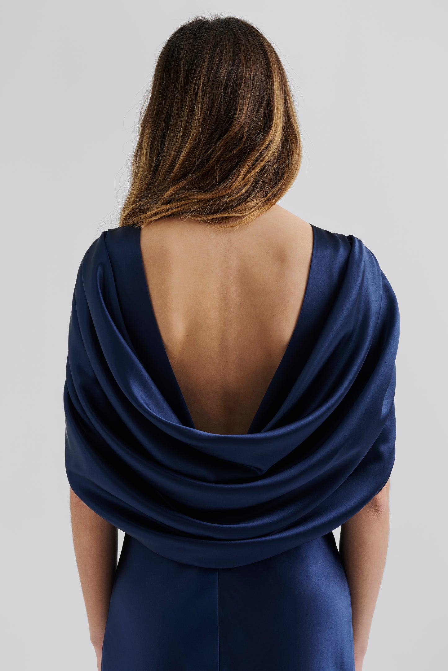 Louise Draped Back Maxi dress