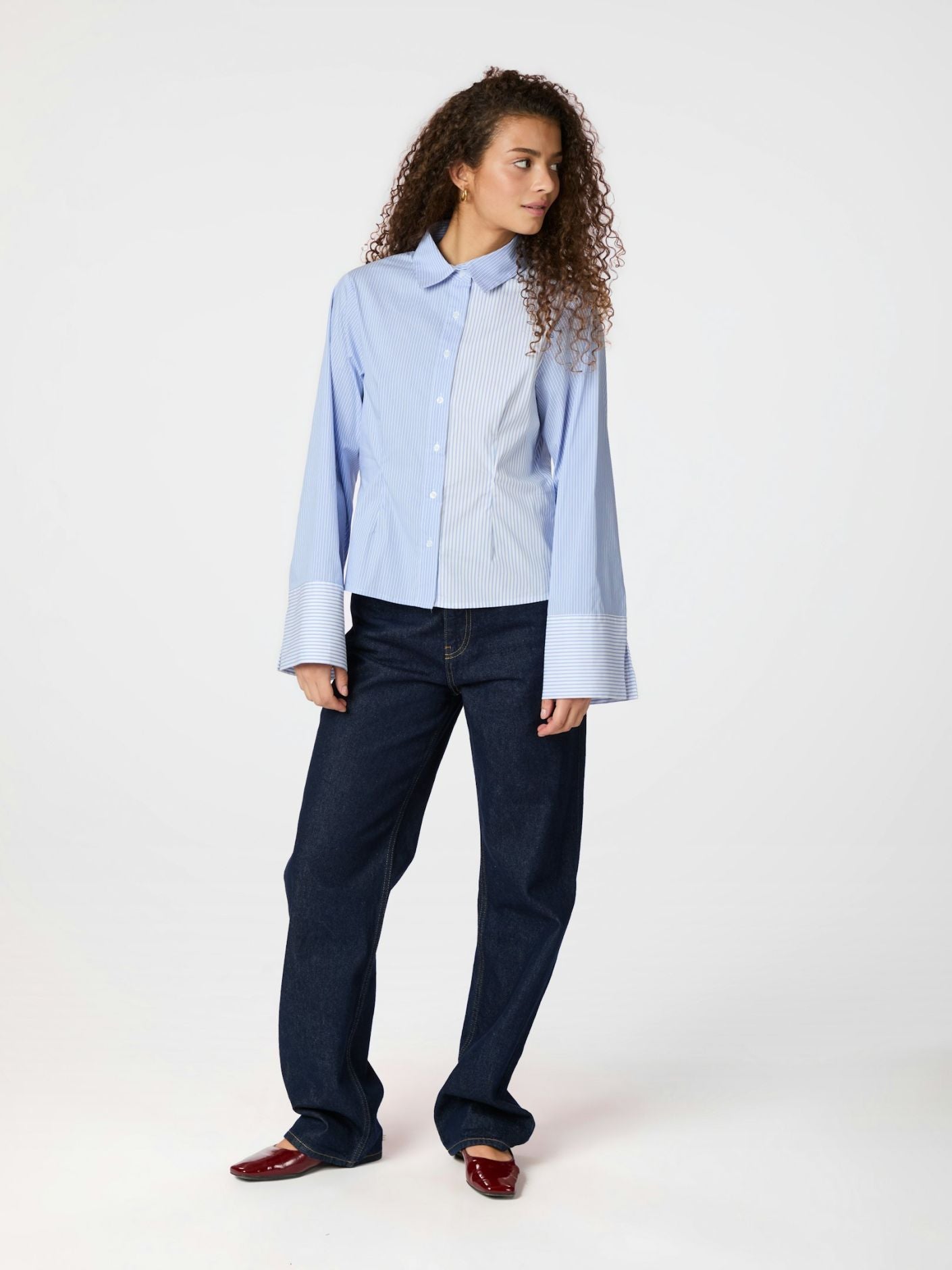 Rosa Mix Stripe Shirt