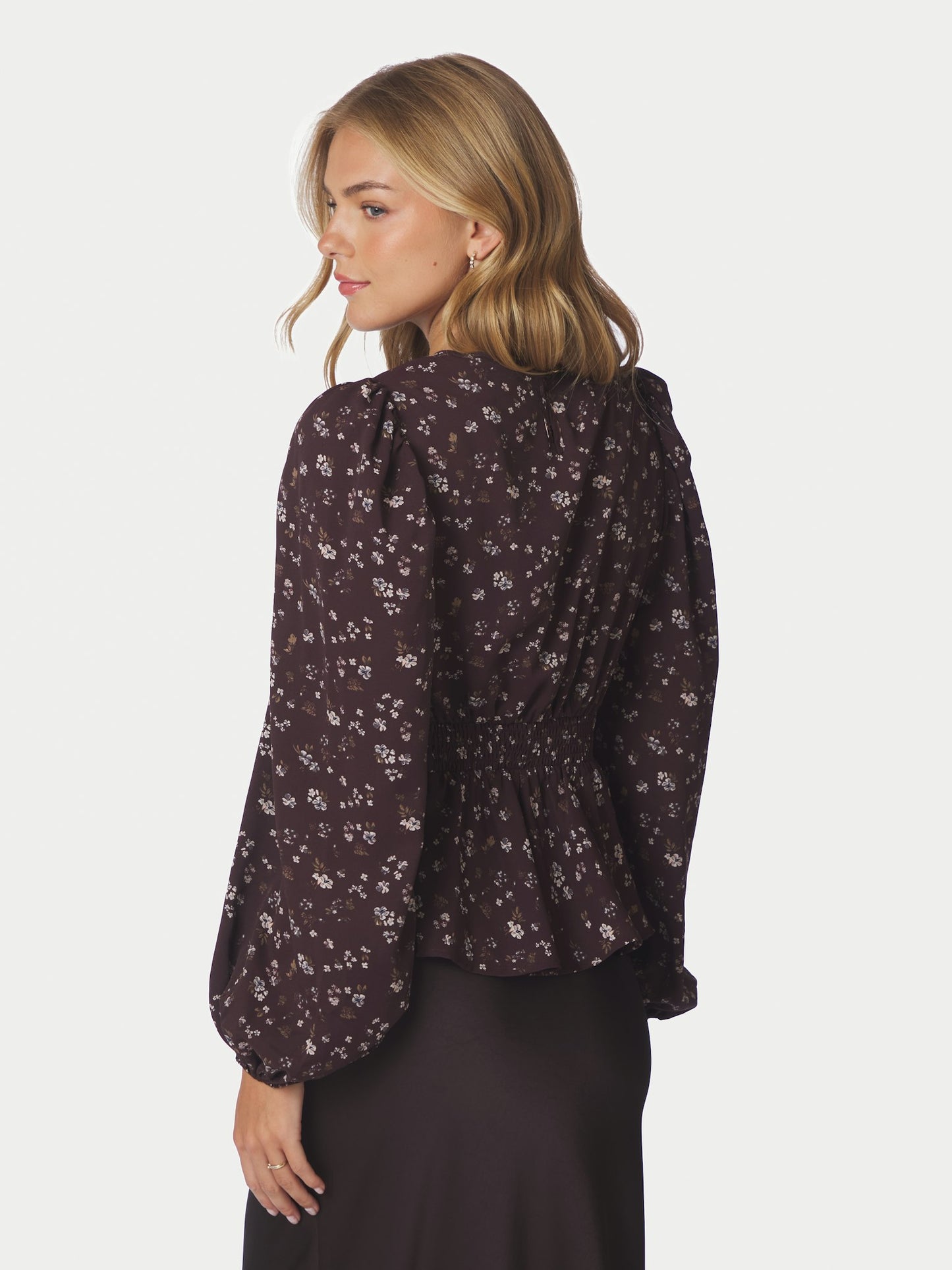 Neo Noir - Blouse - Chocolate Plum - Delphine