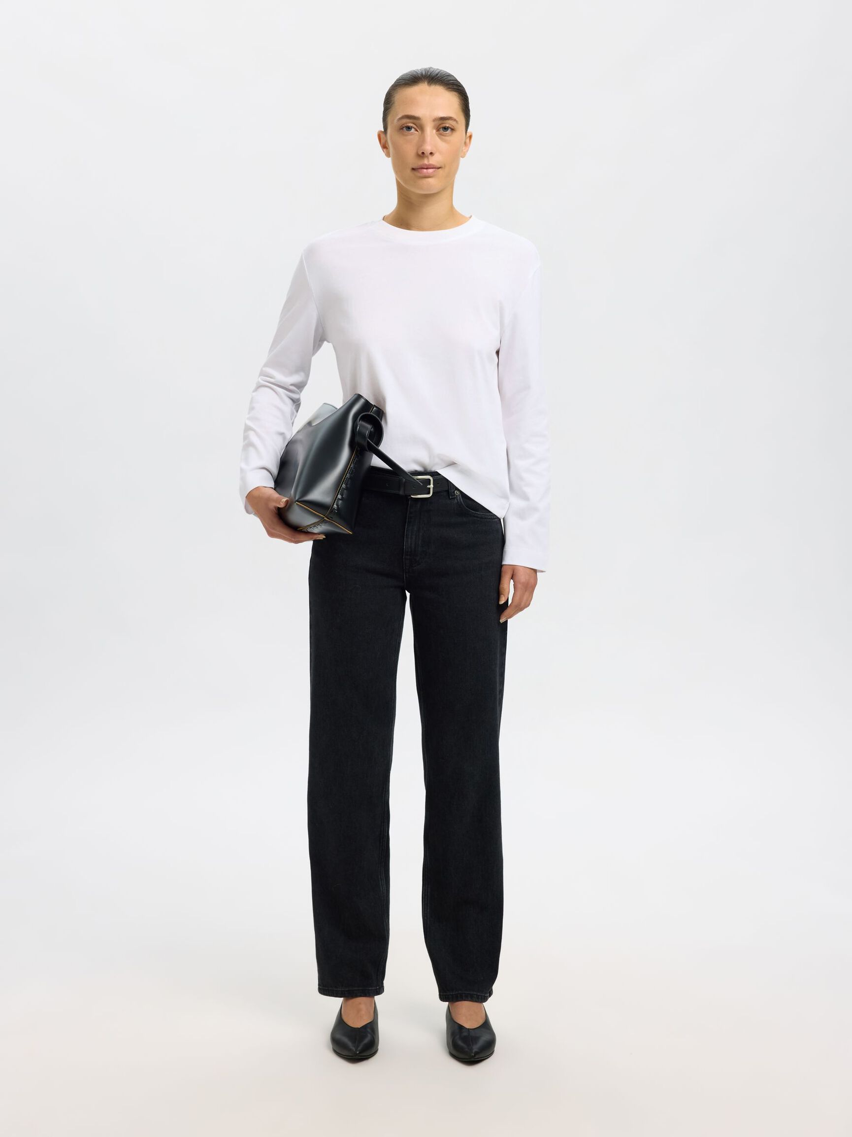 Essential Boxy Tee Långärm