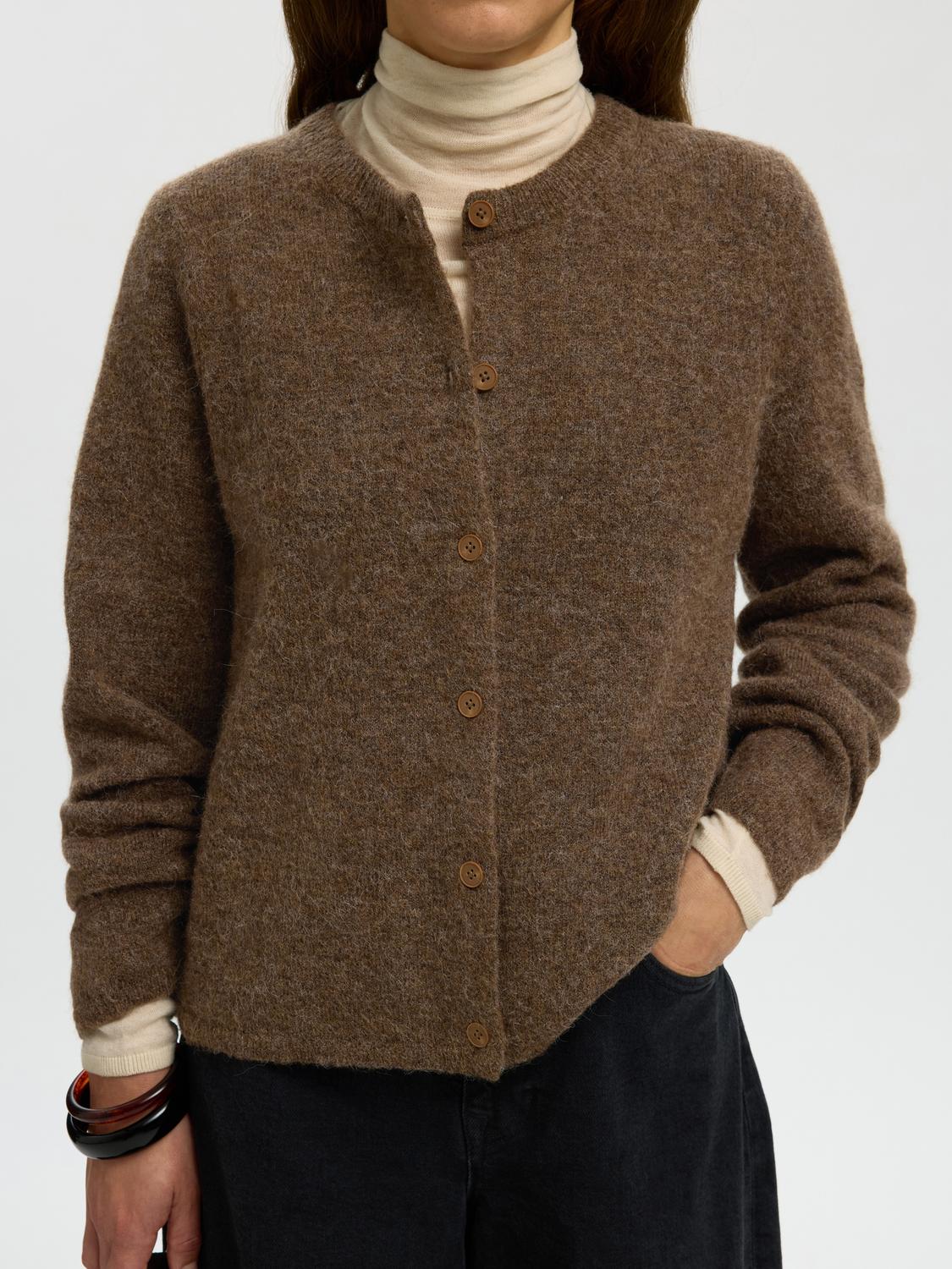 Selected Women Lulu Cardigan New Ls Knit