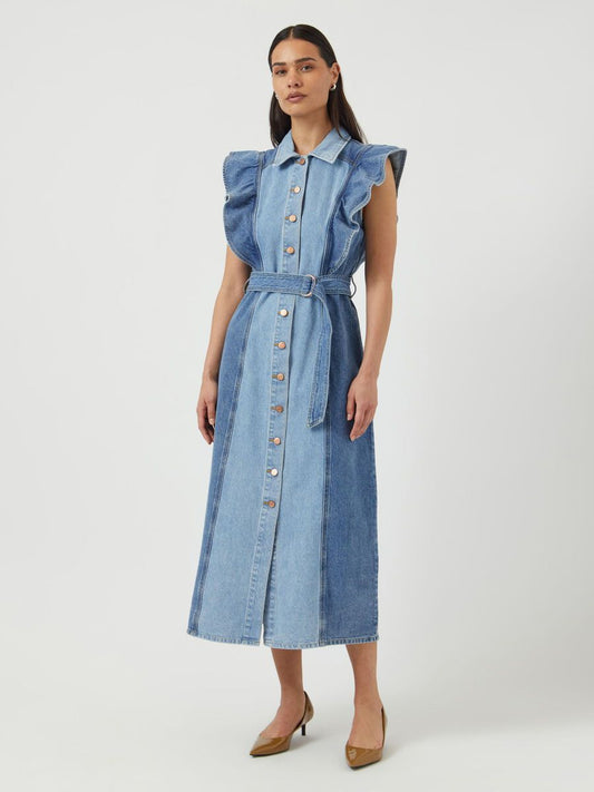 Cawi Denim Long Dress