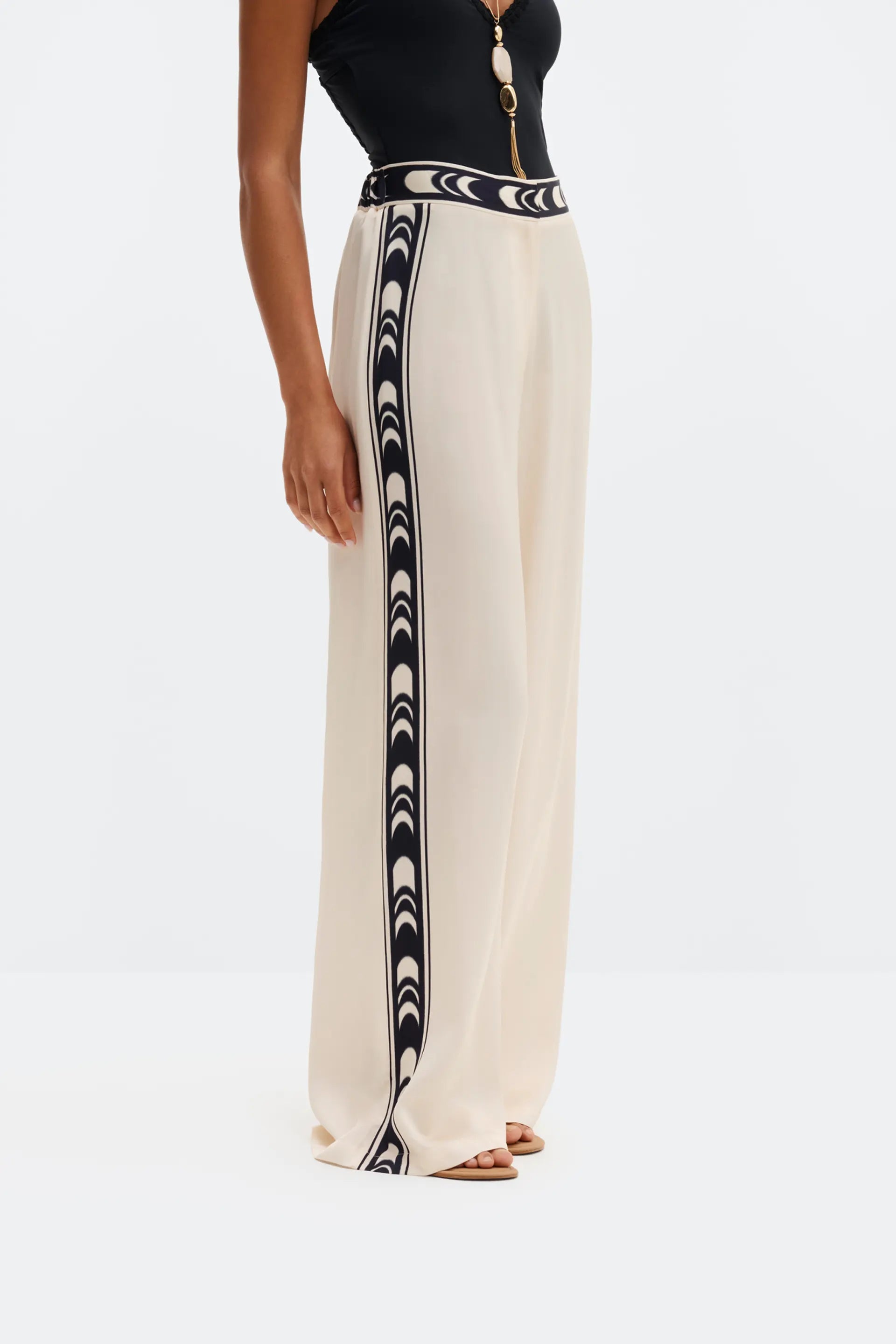 Bella Satin Palazzo Pants