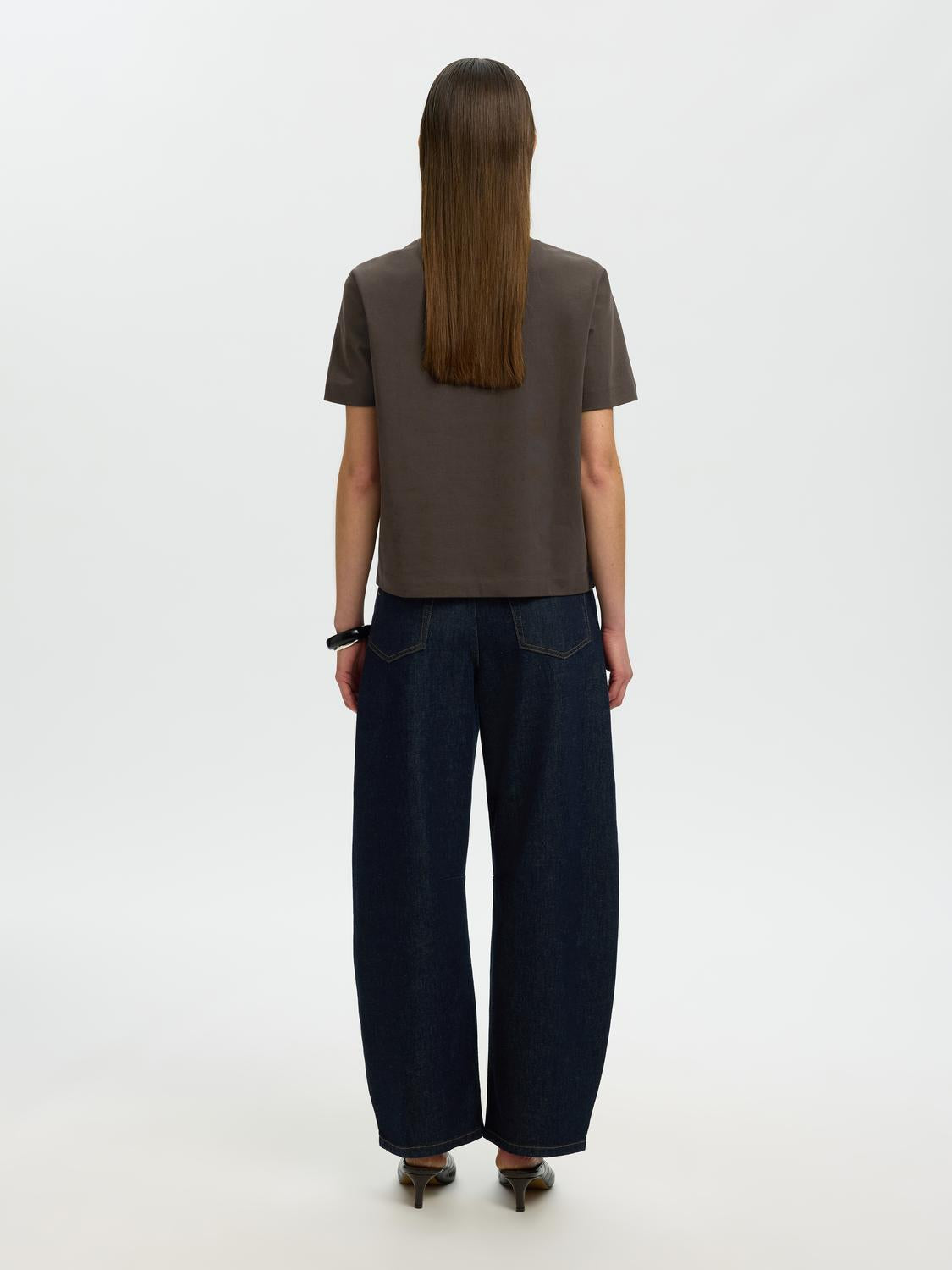 Selected Women - T-shirt - Delicioso - Slwessential Ss Boxy Tee Noos