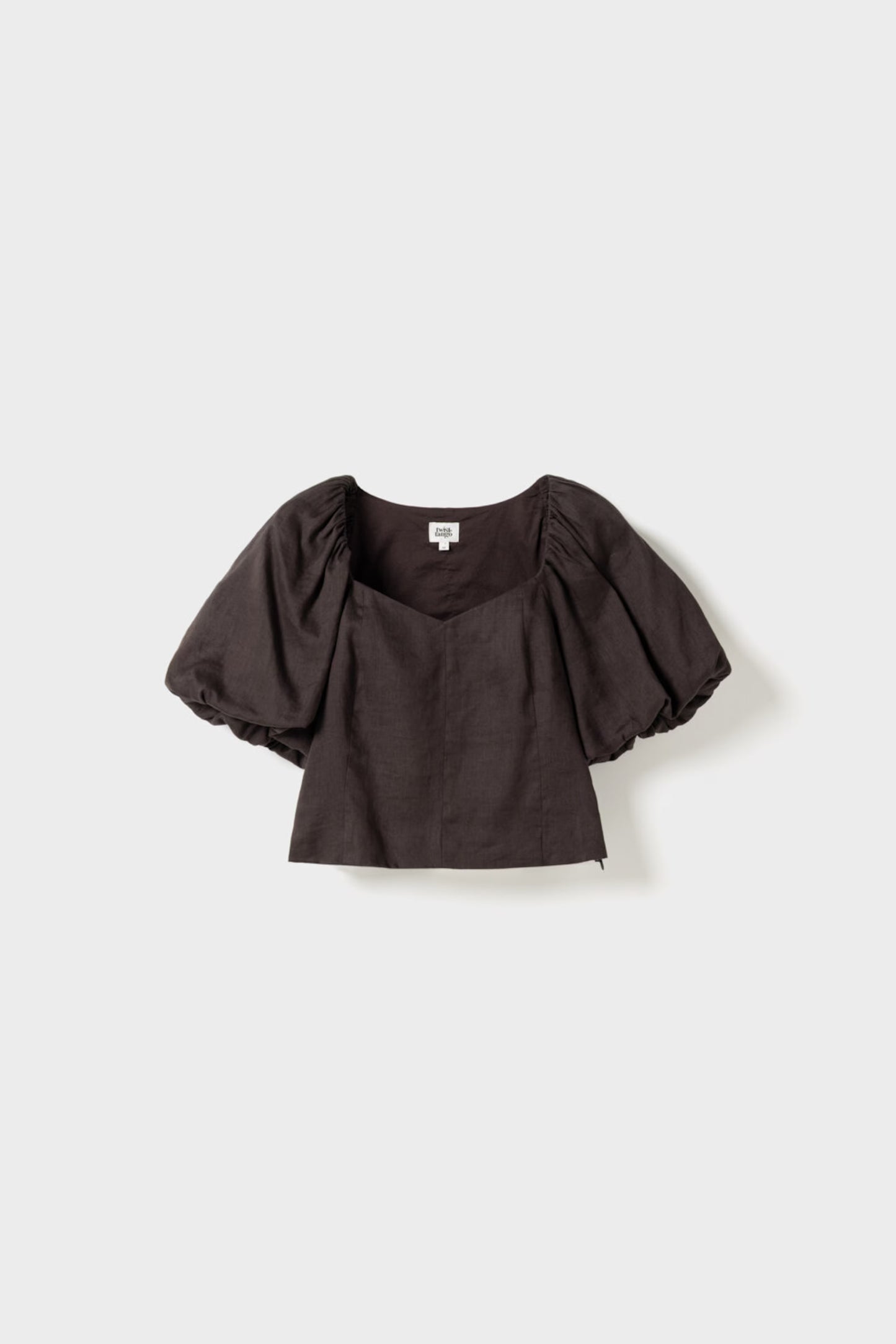 Audrina Linen Top
