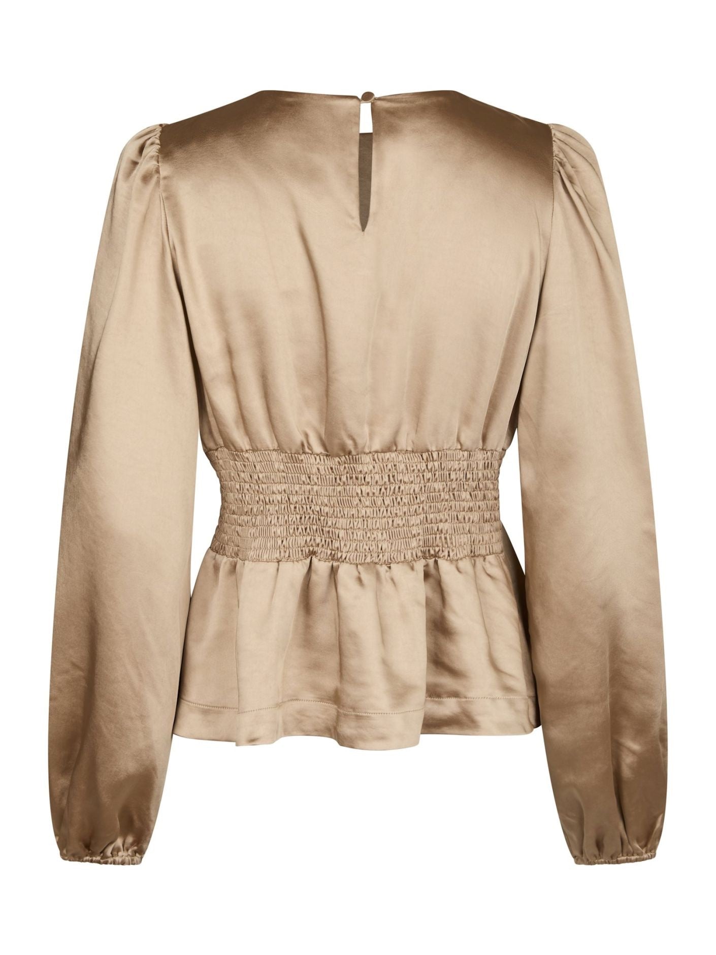 Vanya Crushed Sateen Blouse