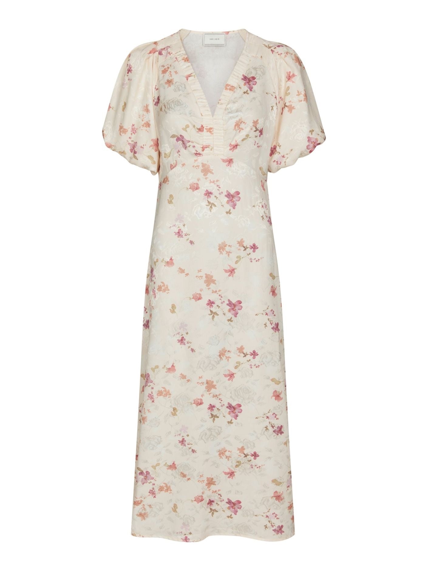 Illana Sateen Print Dress