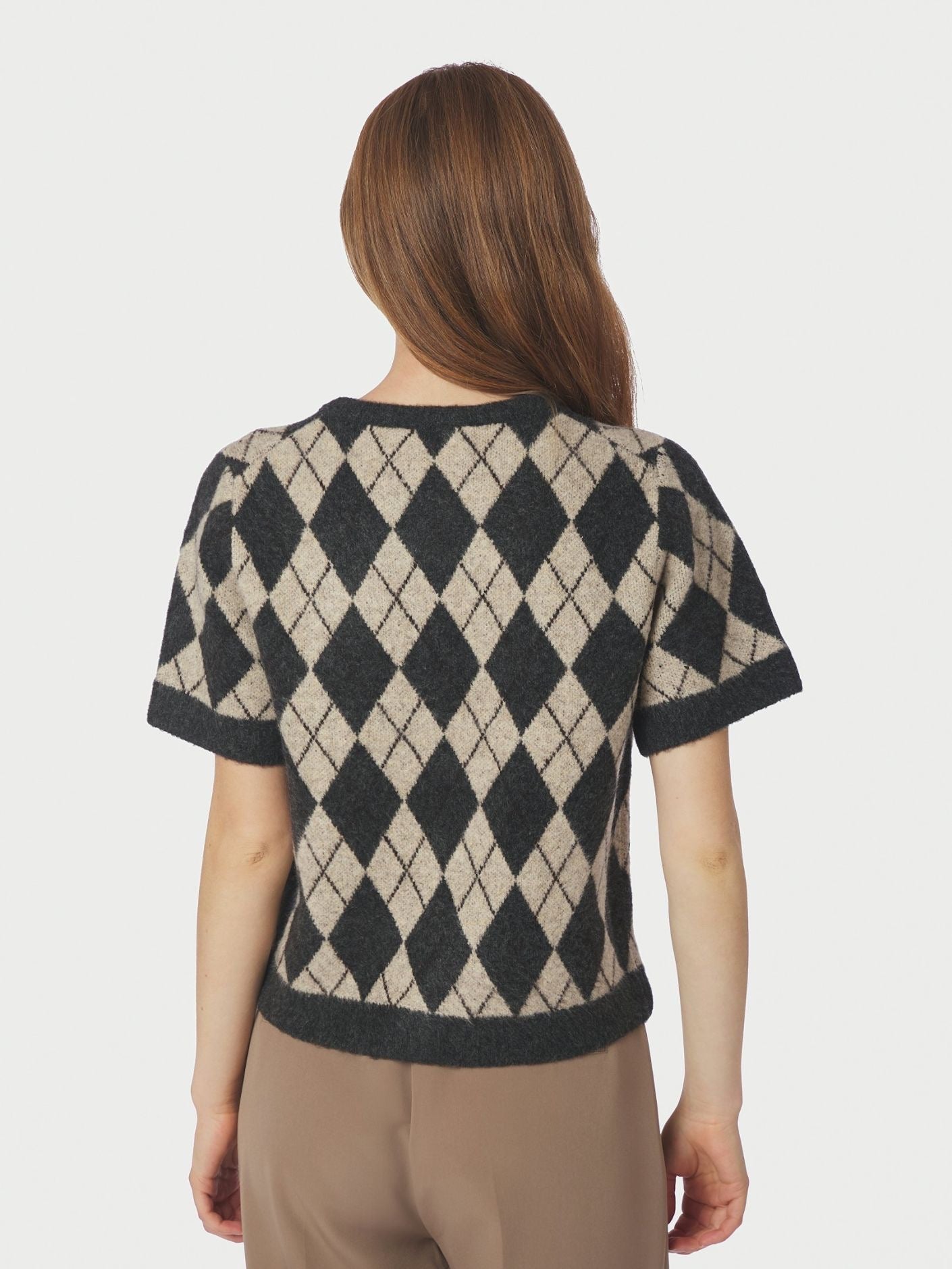 Allestar Check Knit Cardigan