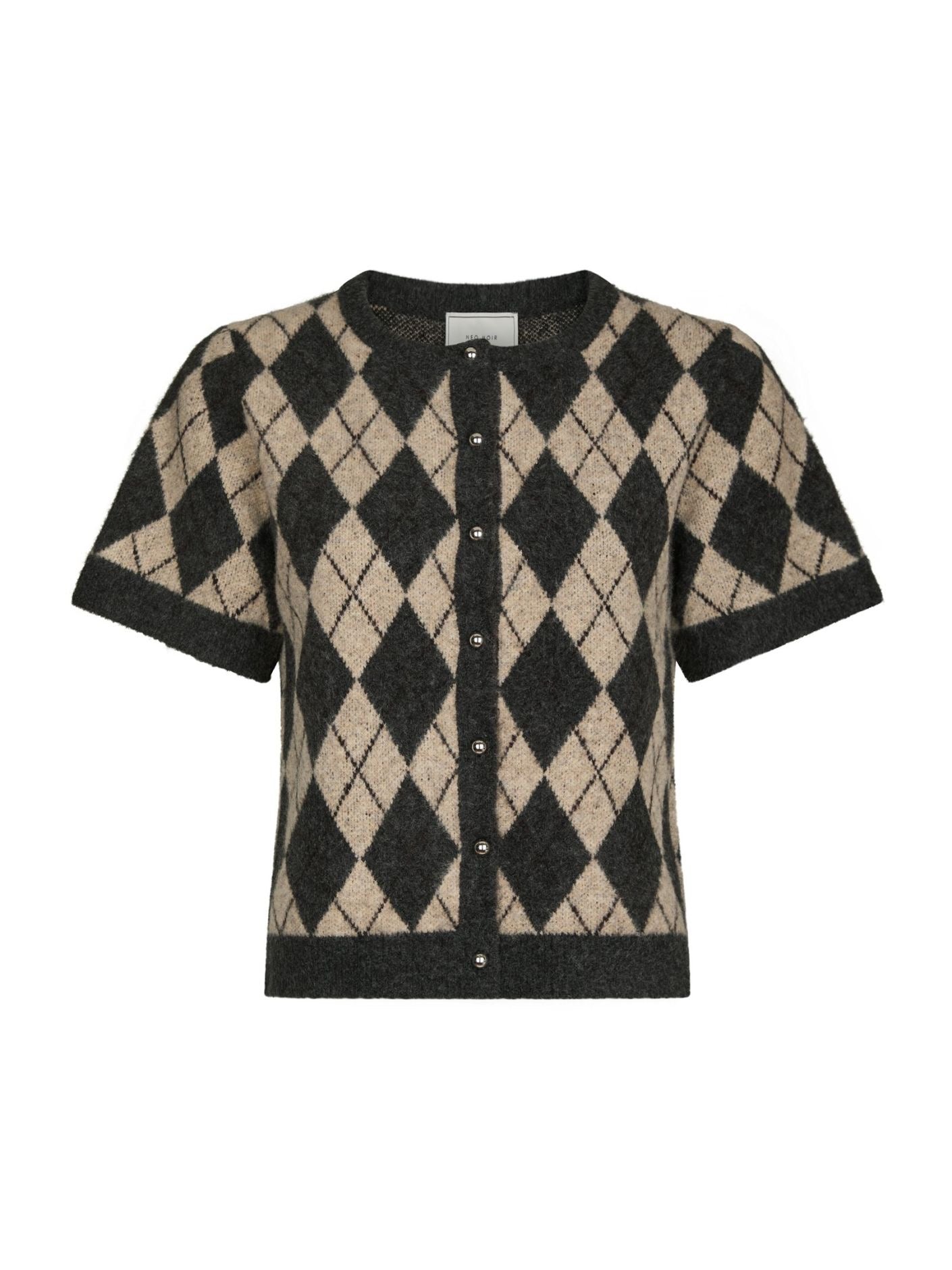 Allestar Check Knit Cardigan