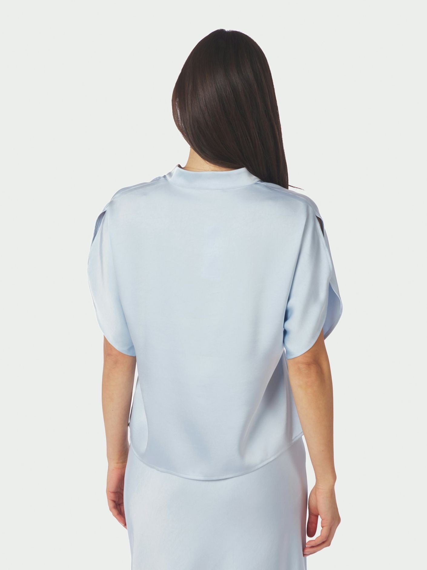 Anelle Heavy Sateen Blouse