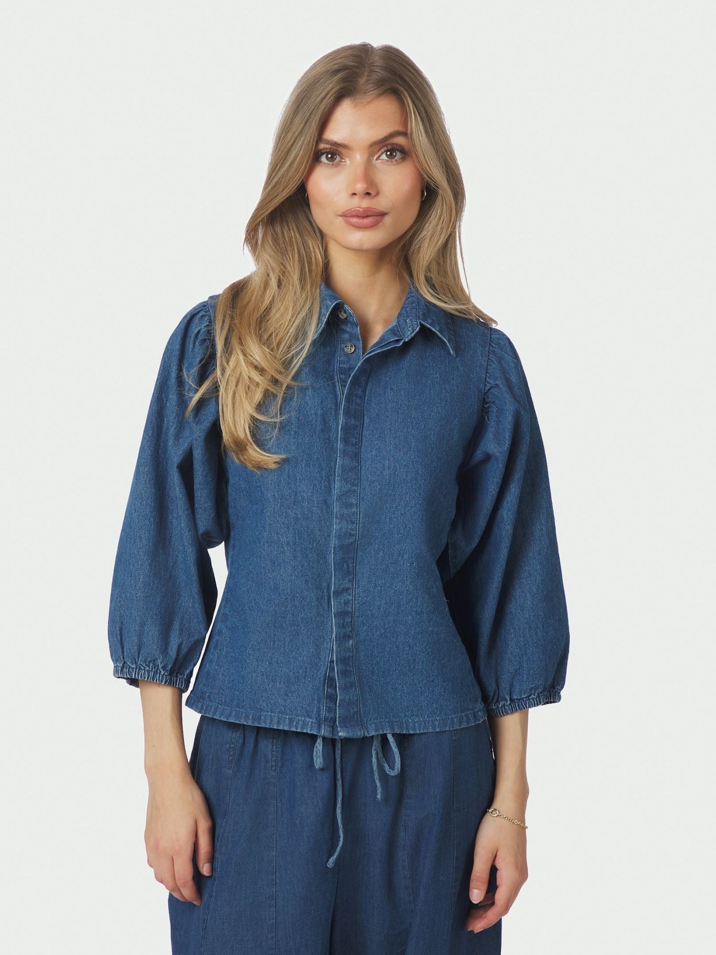 Wandana Denim Blouse