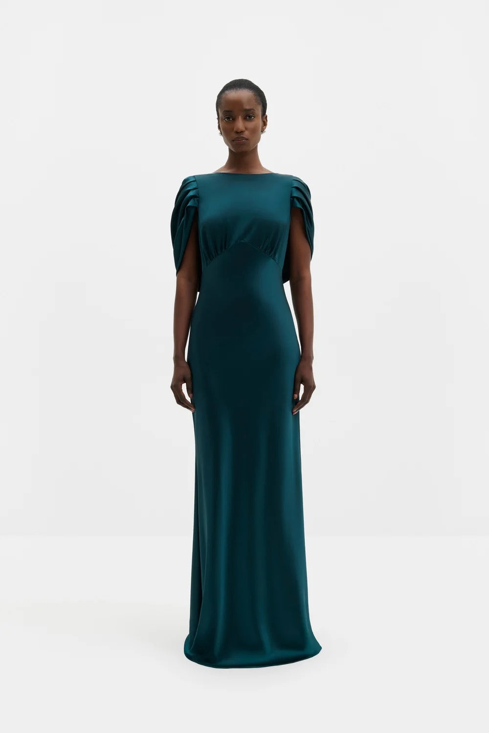 Louise Draped back Maxi Dress