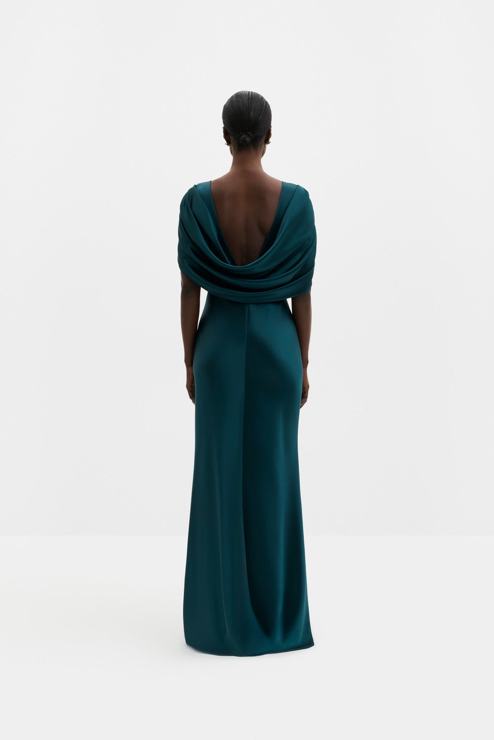 Louise Draped back Maxi Dress