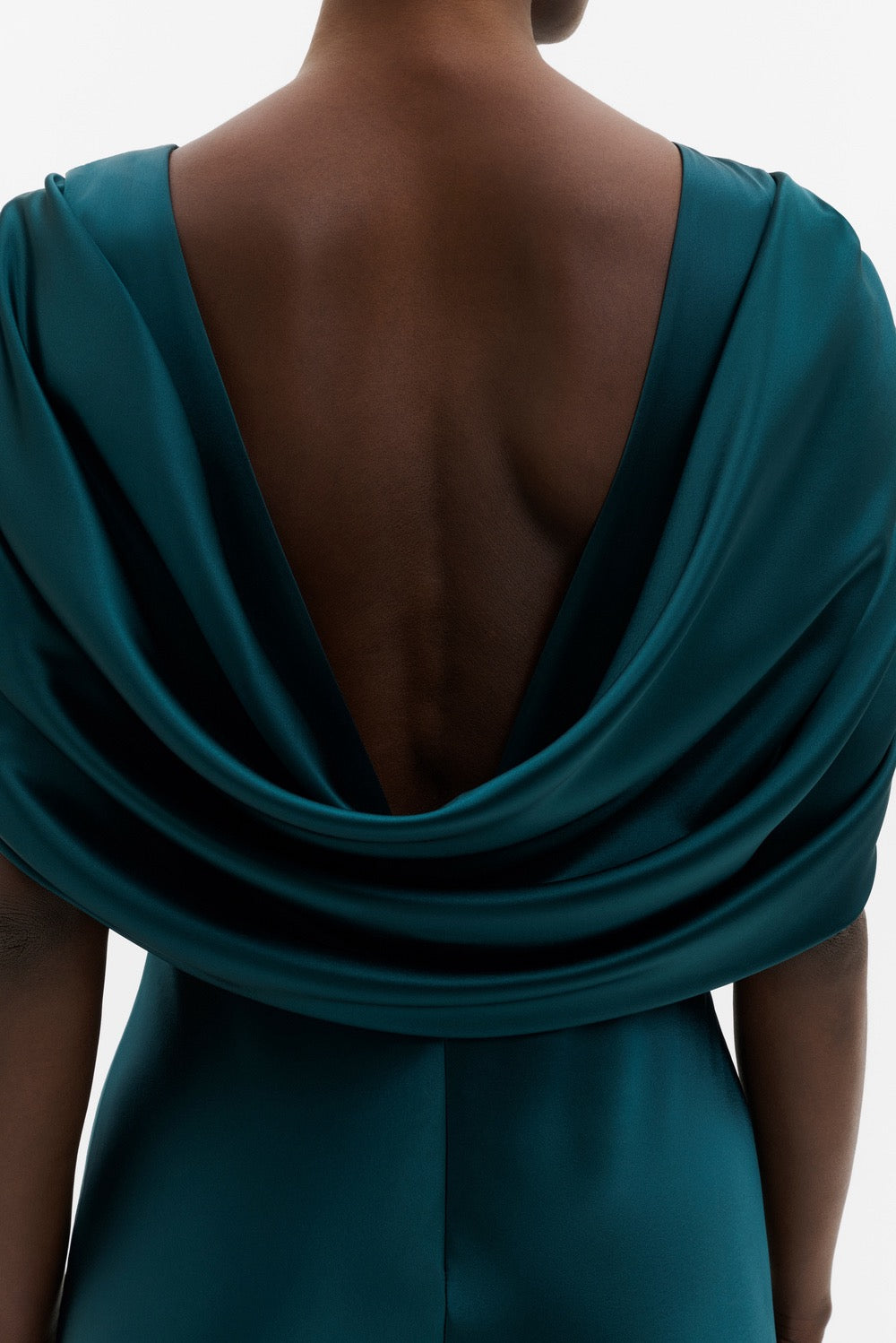 Louise Draped back Maxi Dress
