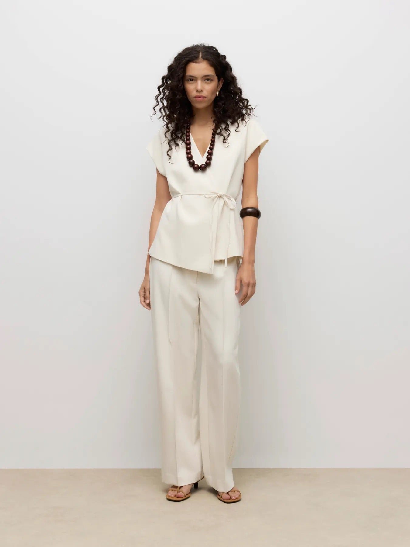 Vannah V-neck Midi Waistcoat