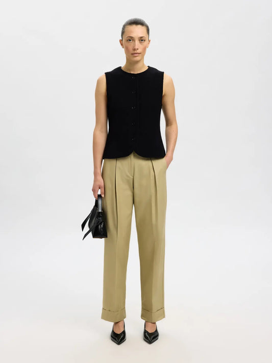 Darla Knit Button Vest