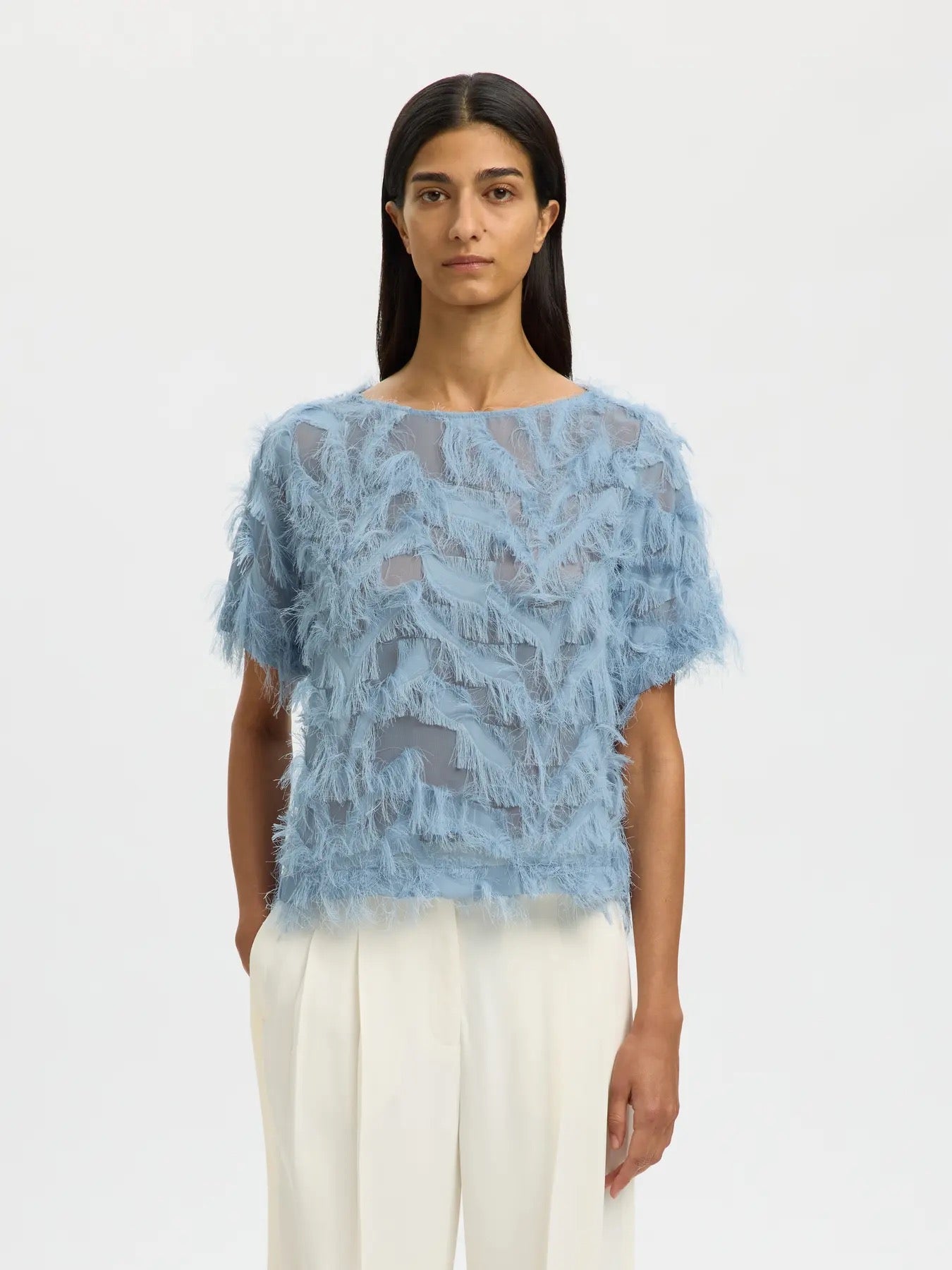 Myline SS Boat Neck Top