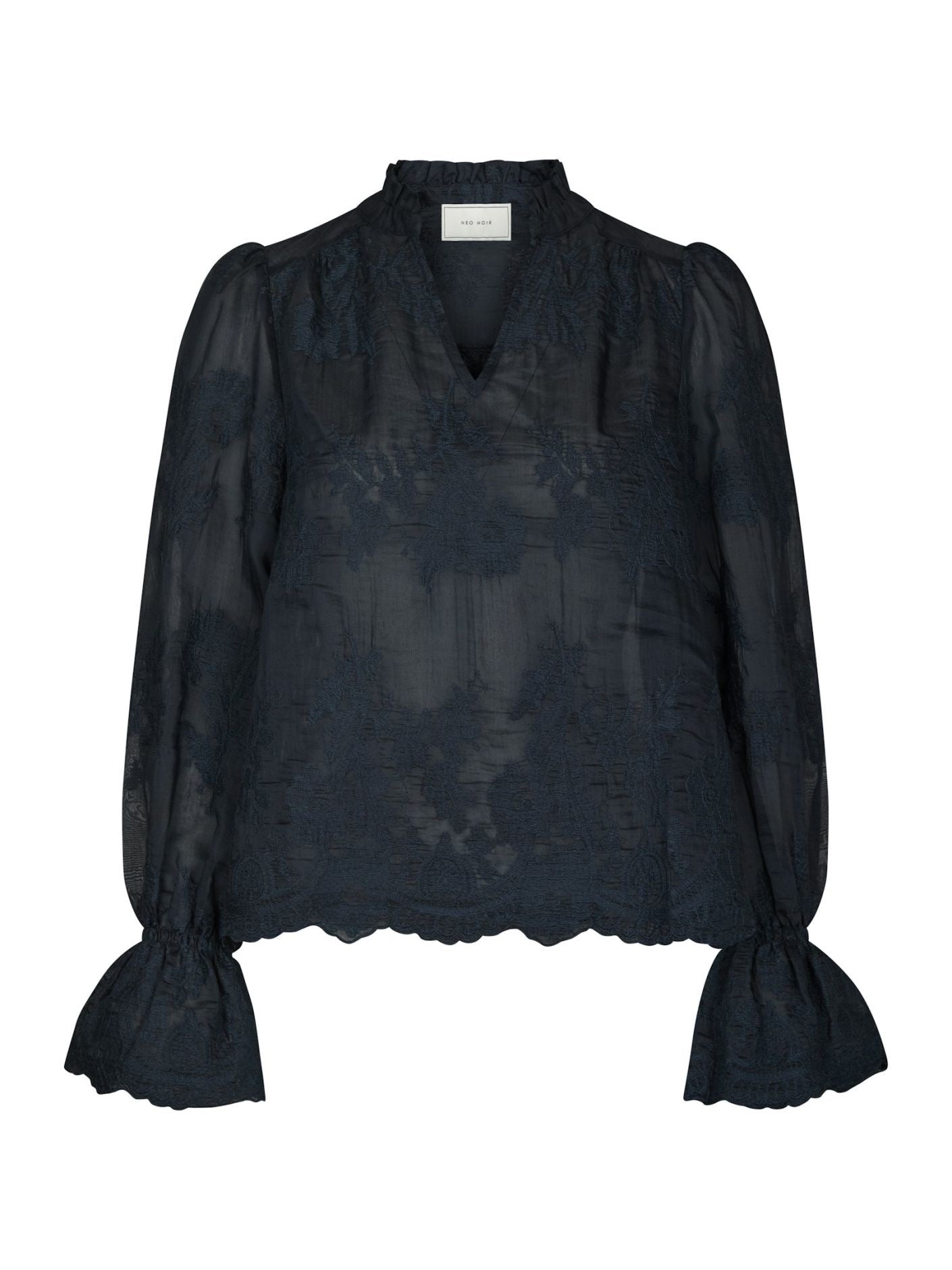 Amara Big Embroidery Blouse