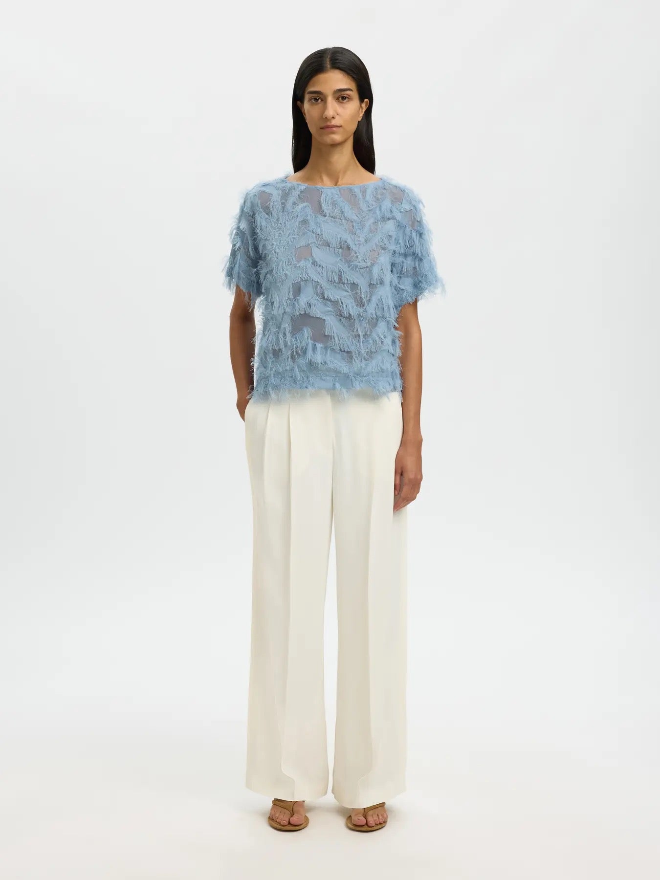 Myline SS Boat Neck Top