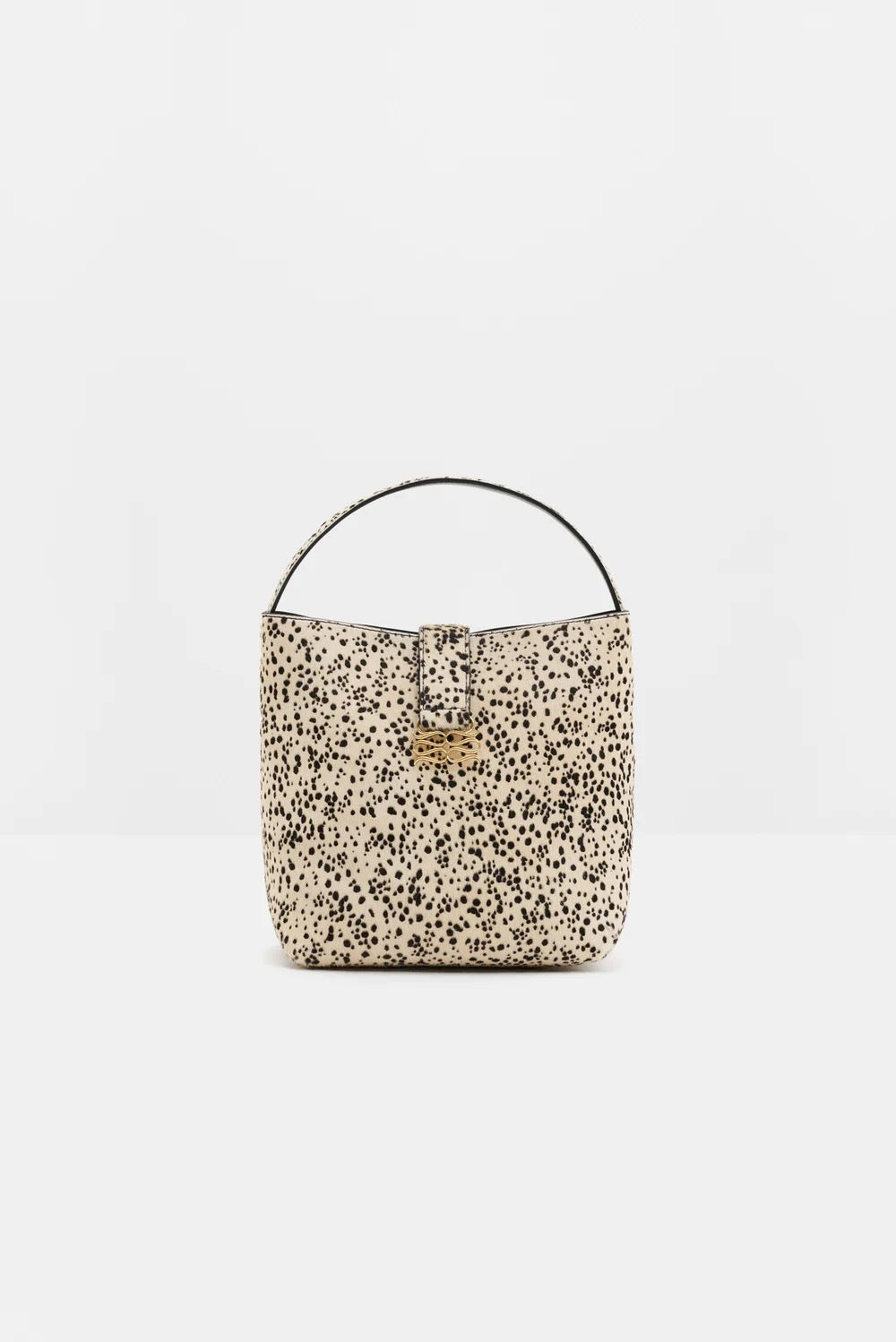 Monogram Leather Bucket Bag