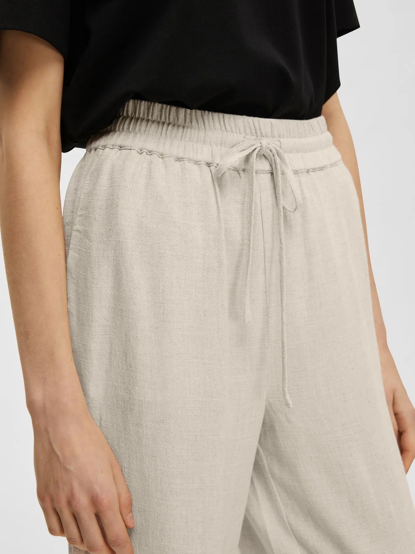 Viva Gulia Pants Linne/Viskos