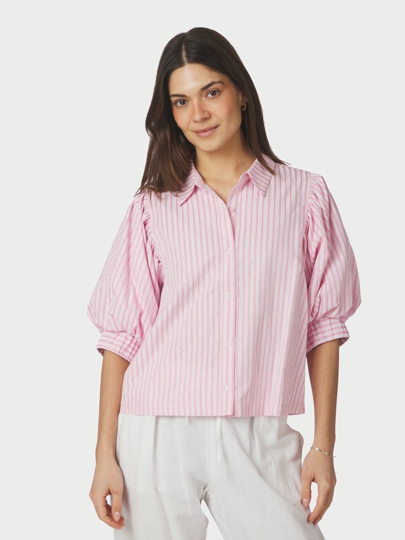 Etta Stripe Stone Shirt