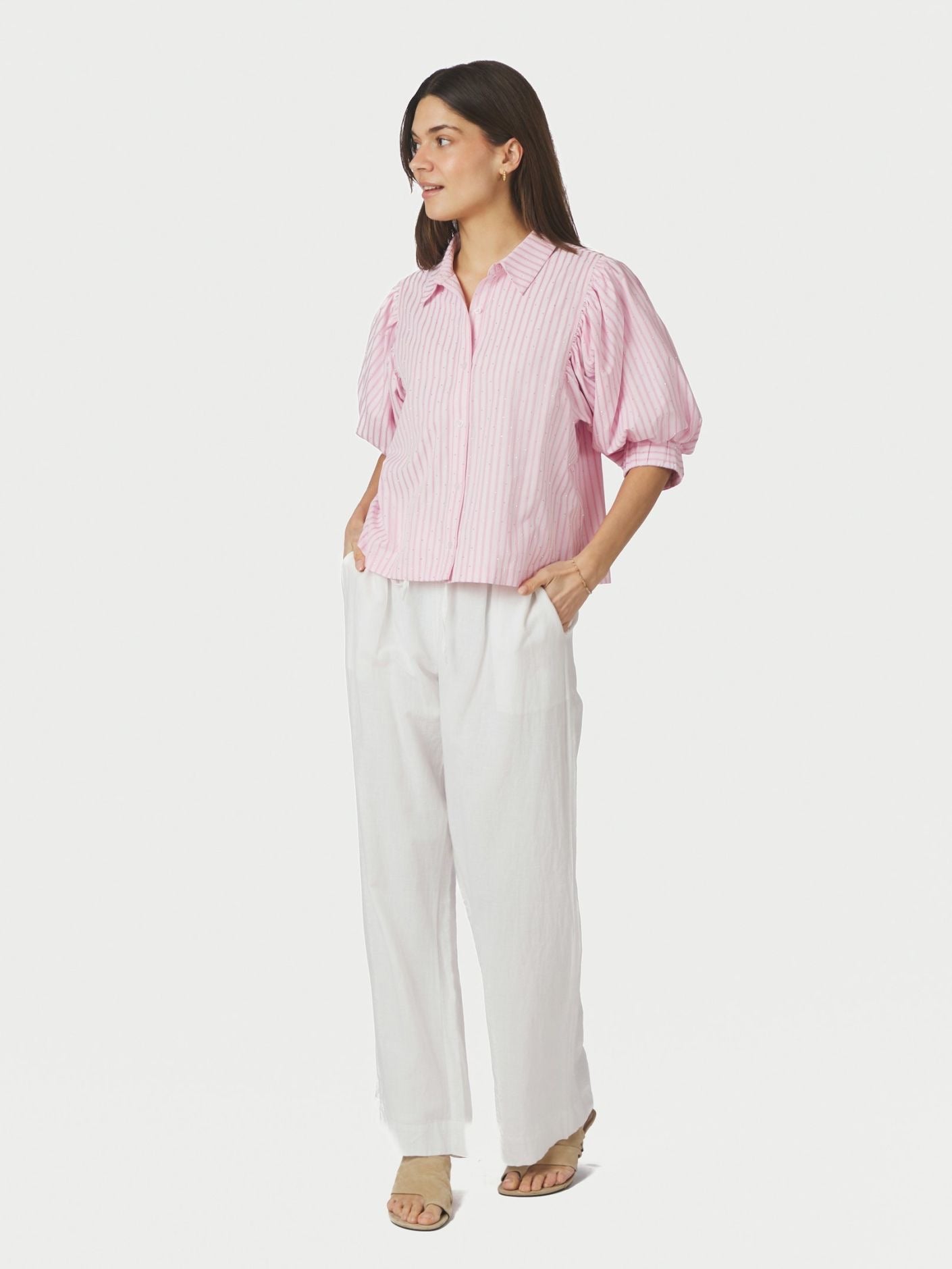 Etta Stripe Stone Shirt