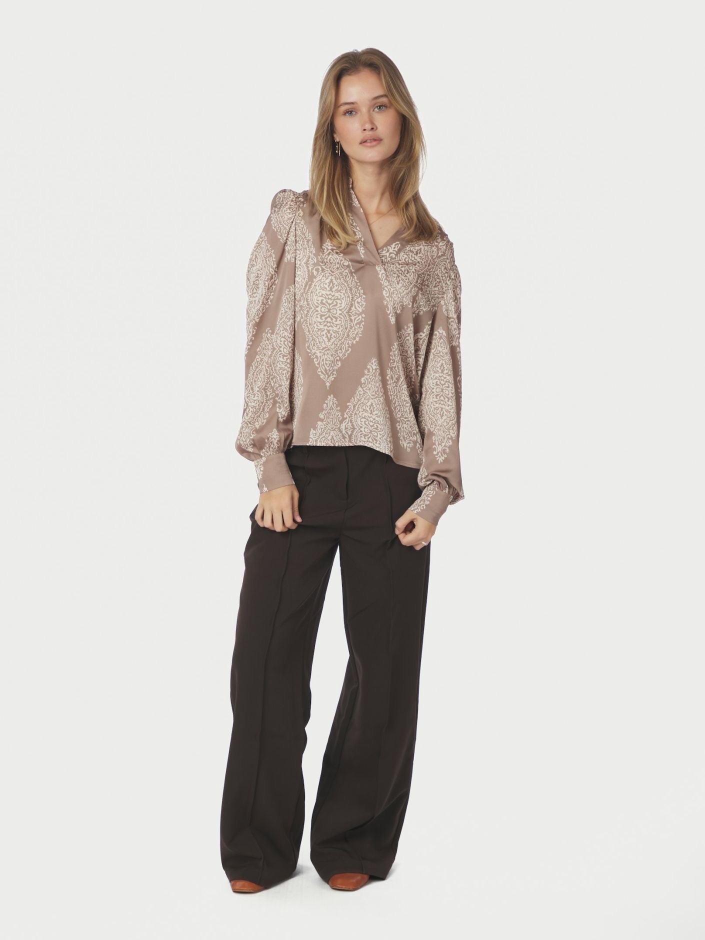 Rosslyn Heavy Sateen Blouse