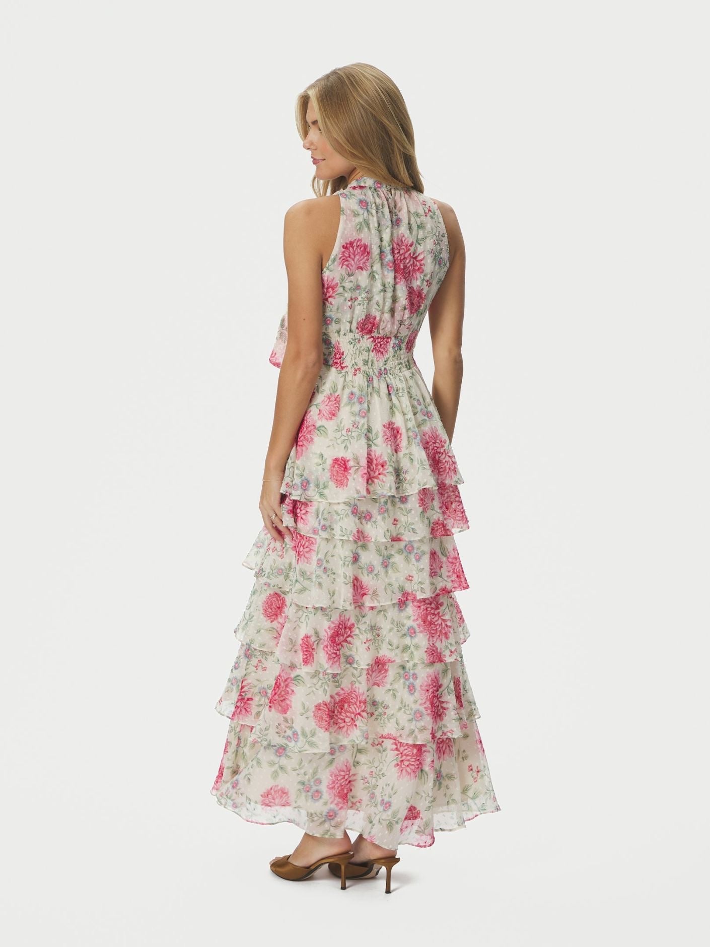 Marli Solid Chiffon Dress