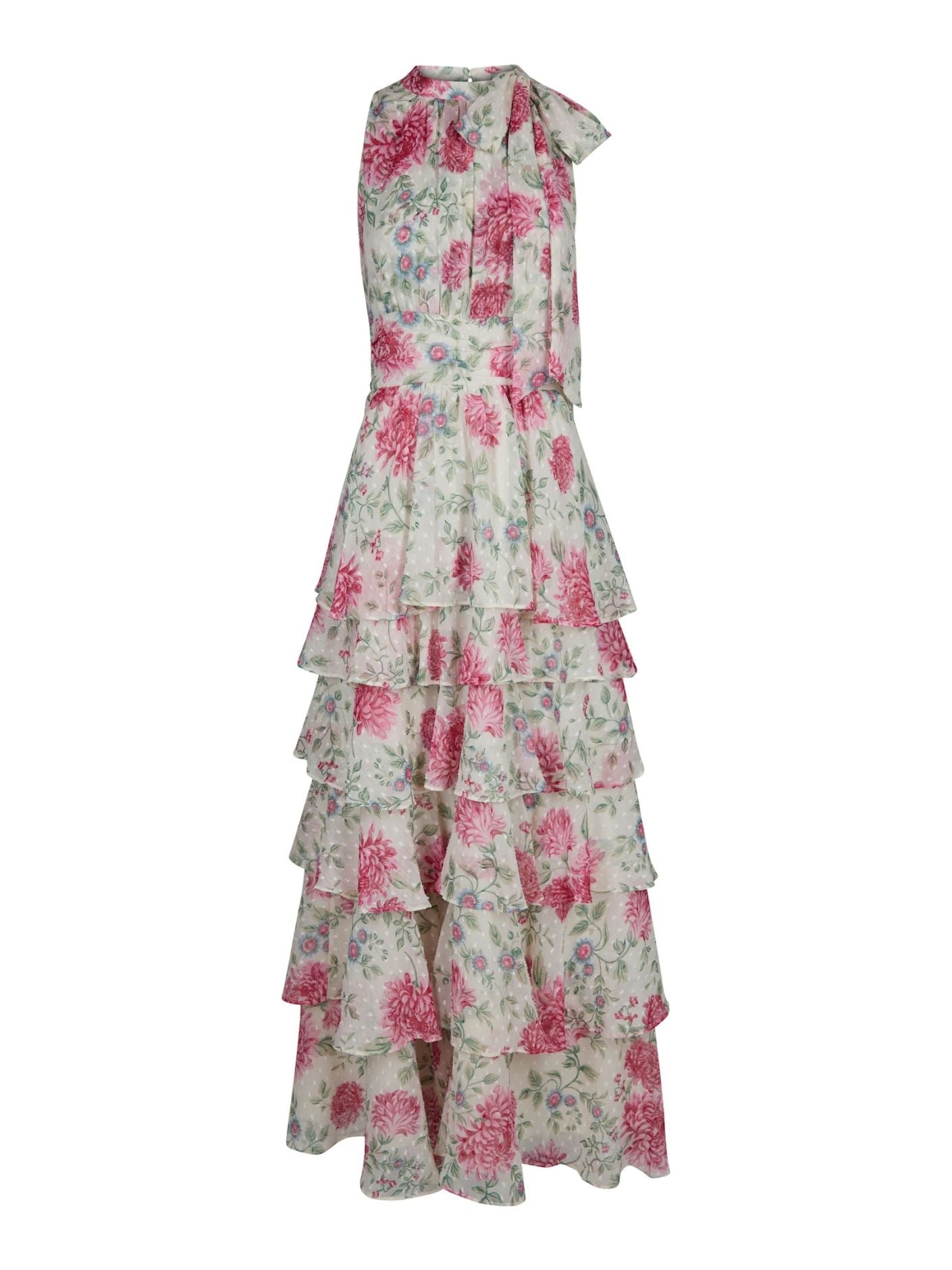 Marli Solid Chiffon Dress