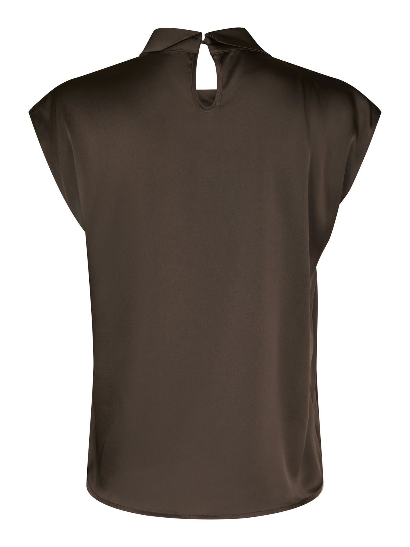 Fleur Drapy Satin Blouse